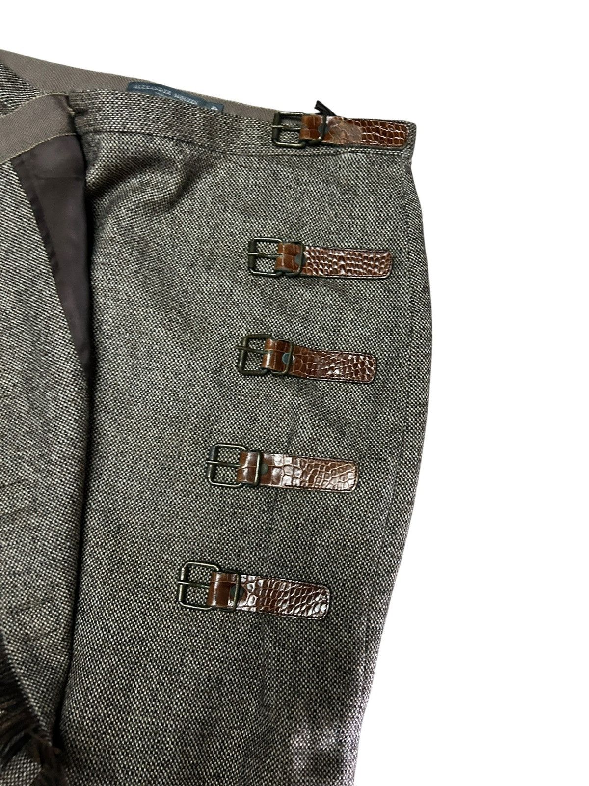 Alexander McQueen F/W 05 Belted Skirt Size 27" / US 4 / IT 40 - 8 Thumbnail