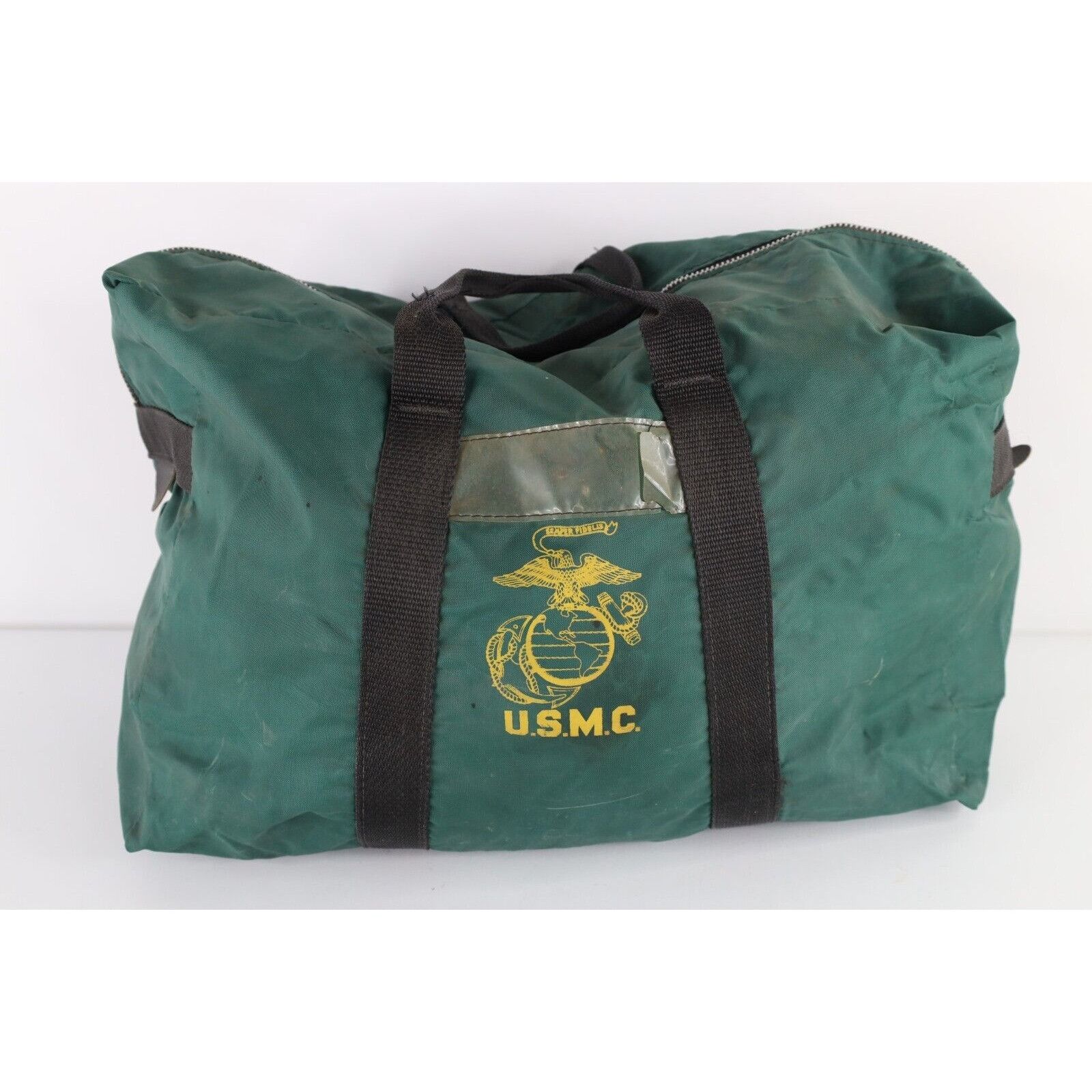 Vintage Vintage 70s 80s Distressed USMC Marines Handled Duffel Bag Size ONE SIZE - 1 Thumbnail