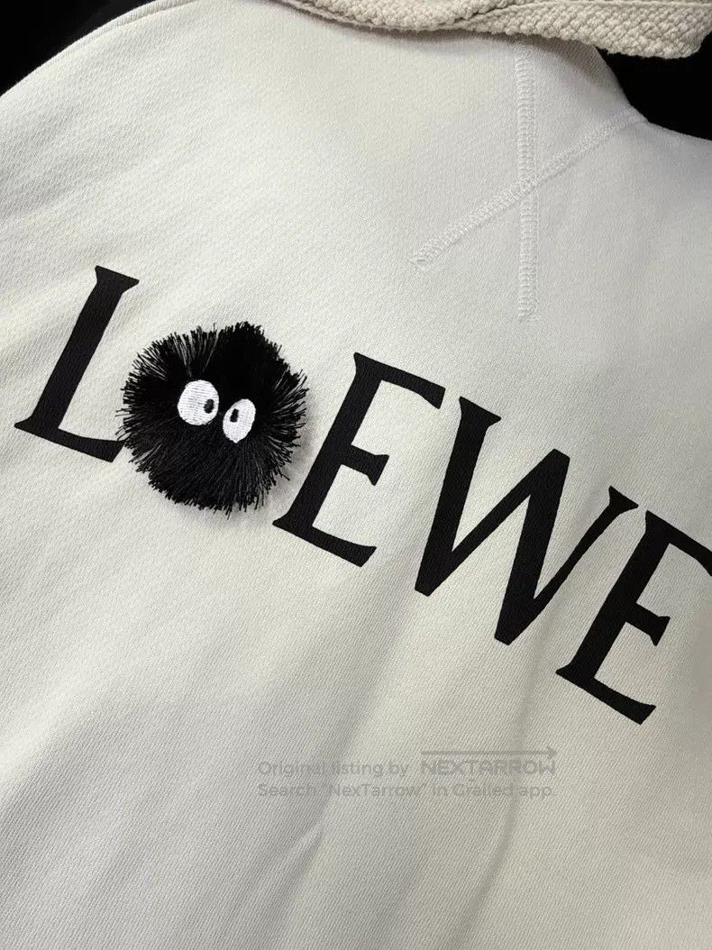 Loewe Loewe Black and White Cotton Joint Brand Elf Totoro Black Size L / US 10 / IT 46 - 4 Thumbnail