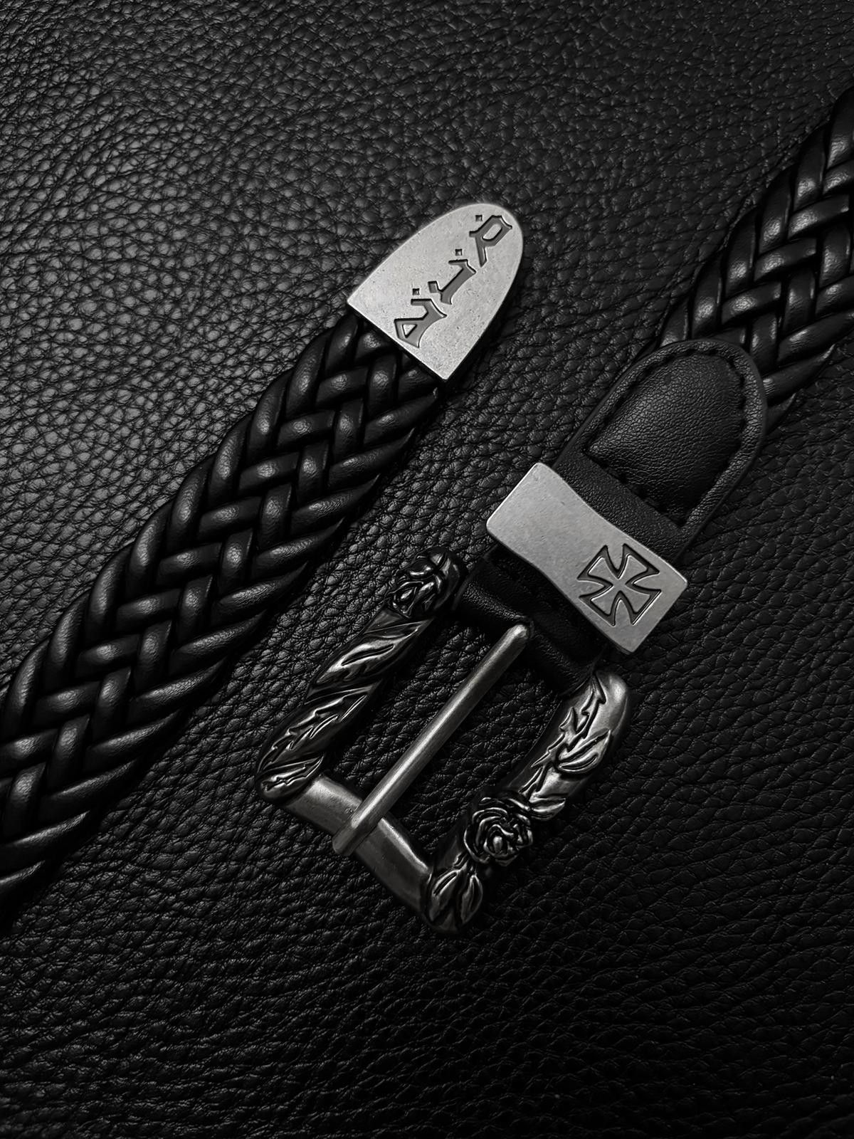 Jewelry Braided Leather Belt Size ONE SIZE - 2 Thumbnail
