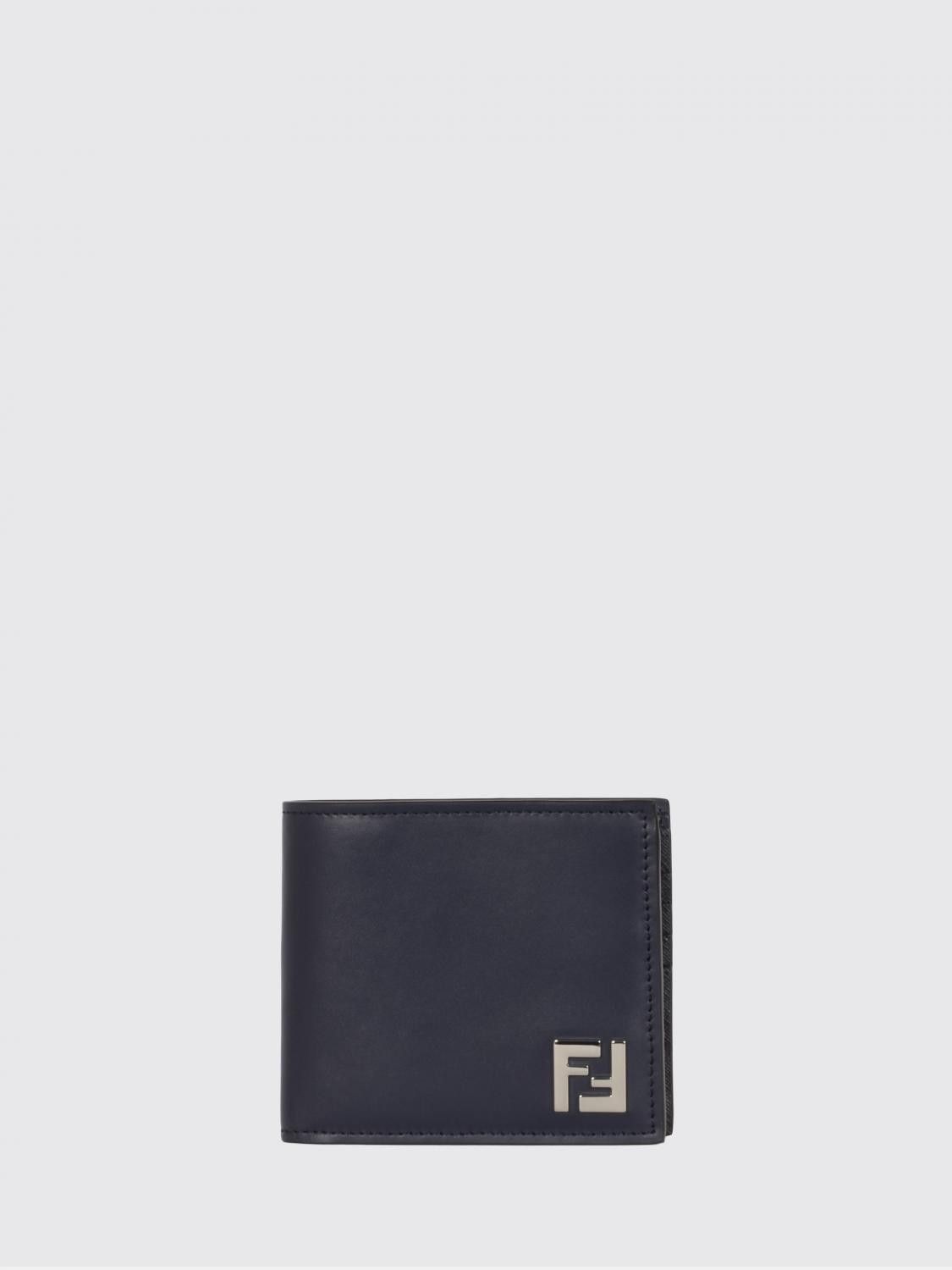 Fendi Fendi Wallet Men Blue Size ONE SIZE - 1 Thumbnail