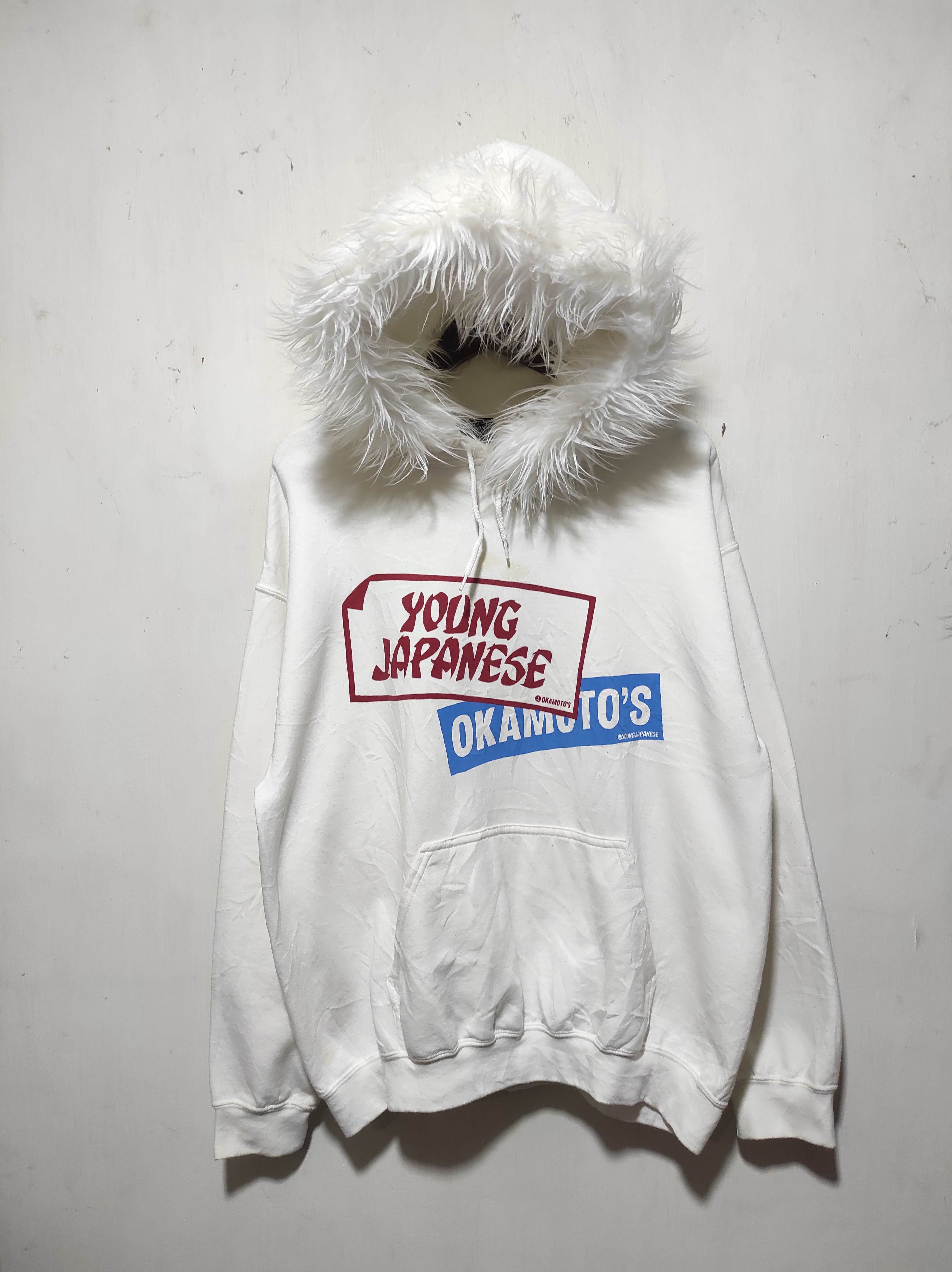 Japanese Brand Okamoto's 90's Tokyo Boys Fur hoodie IfSixWasNine LGB style Size US L / EU 52-54 / 3 - 2 Thumbnail