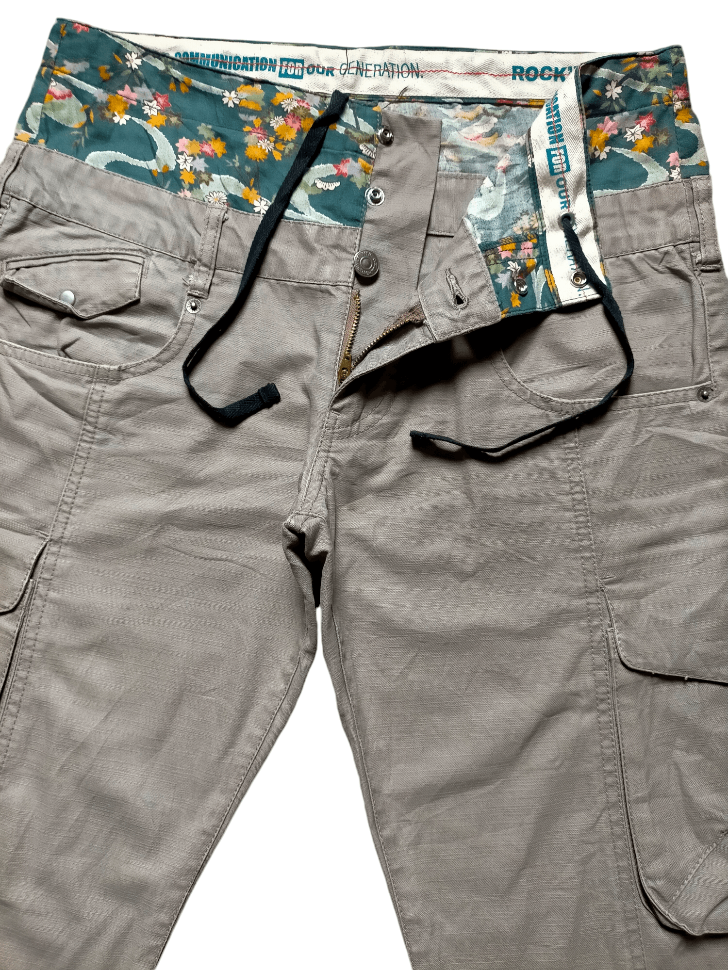 PPFM PPFM Double Waist Trouser Cargo Pants Size US 33 - 6 Thumbnail