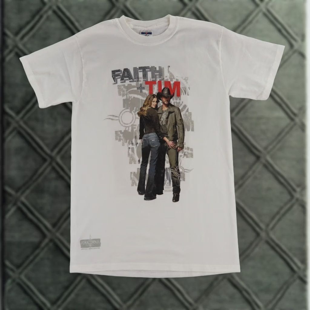 Vintage TIM McGRAW & FAITH HILL SOUL 2 SOUL 2006 TOUR T-Shirt Size Small Size US S / EU 44-46 / 1 - 1 Thumbnail