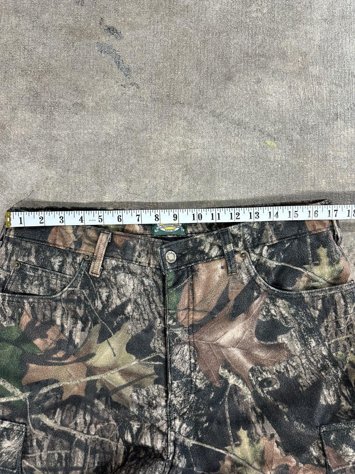 Cabelas × Vintage Crazy Y2K 00s Cabela’s Mossy Oak Camouflage Quilted Pants Size US 36 / EU 52 - 9 Thumbnail