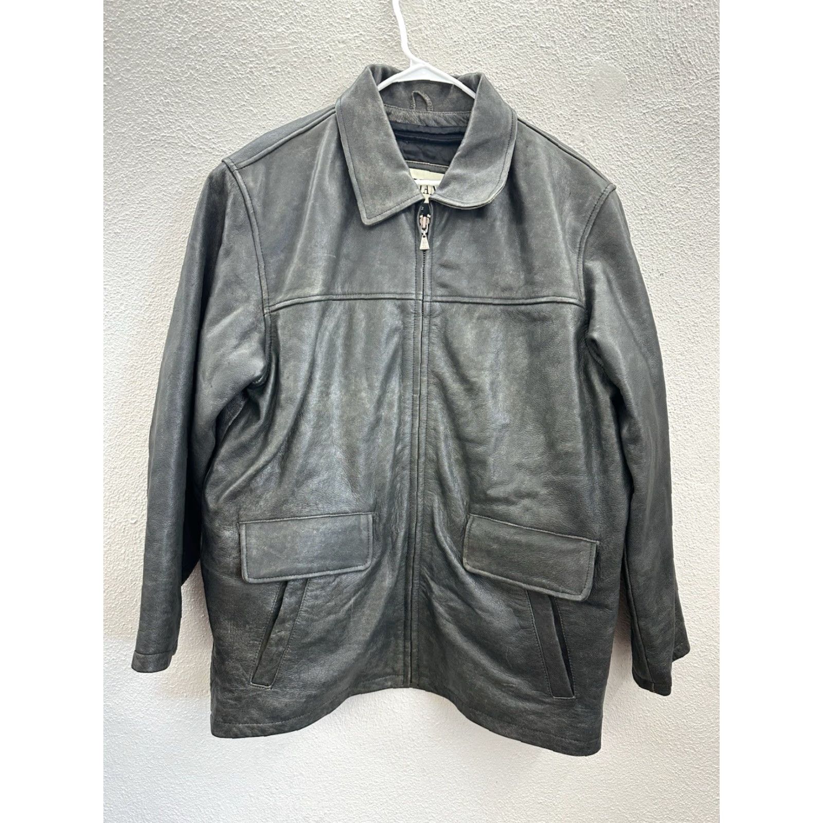 Vintage Wilsons Leather M. Julian Mens Jacket Size Large Brown Thinsulate Lined Zip Up Vintage Men's Jacket Size US L / EU 52-54 / 3 - 2 Thumbnail