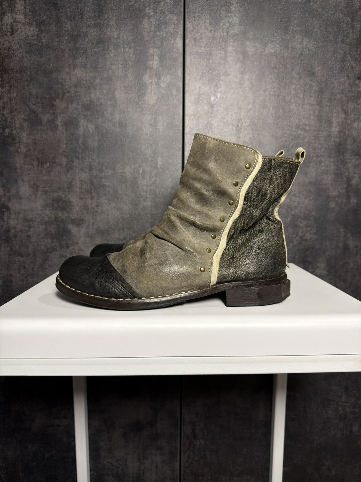 A.S.98 Vintage Leather Boots AS98 Guidi Balenciaga Dirk Owens Yohji Size US 9 / IT 39 - 7 Thumbnail