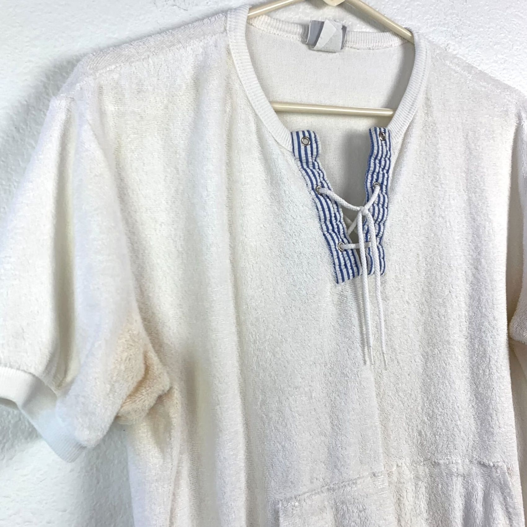Bill Blass VINTAGE Bill Blass White Short Sleeve T-Shirt Mens M 40" Chest 80s 70s Shirt, Breathable, All Seasons Size US M / EU 48-50 / 2 - 2 Thumbnail