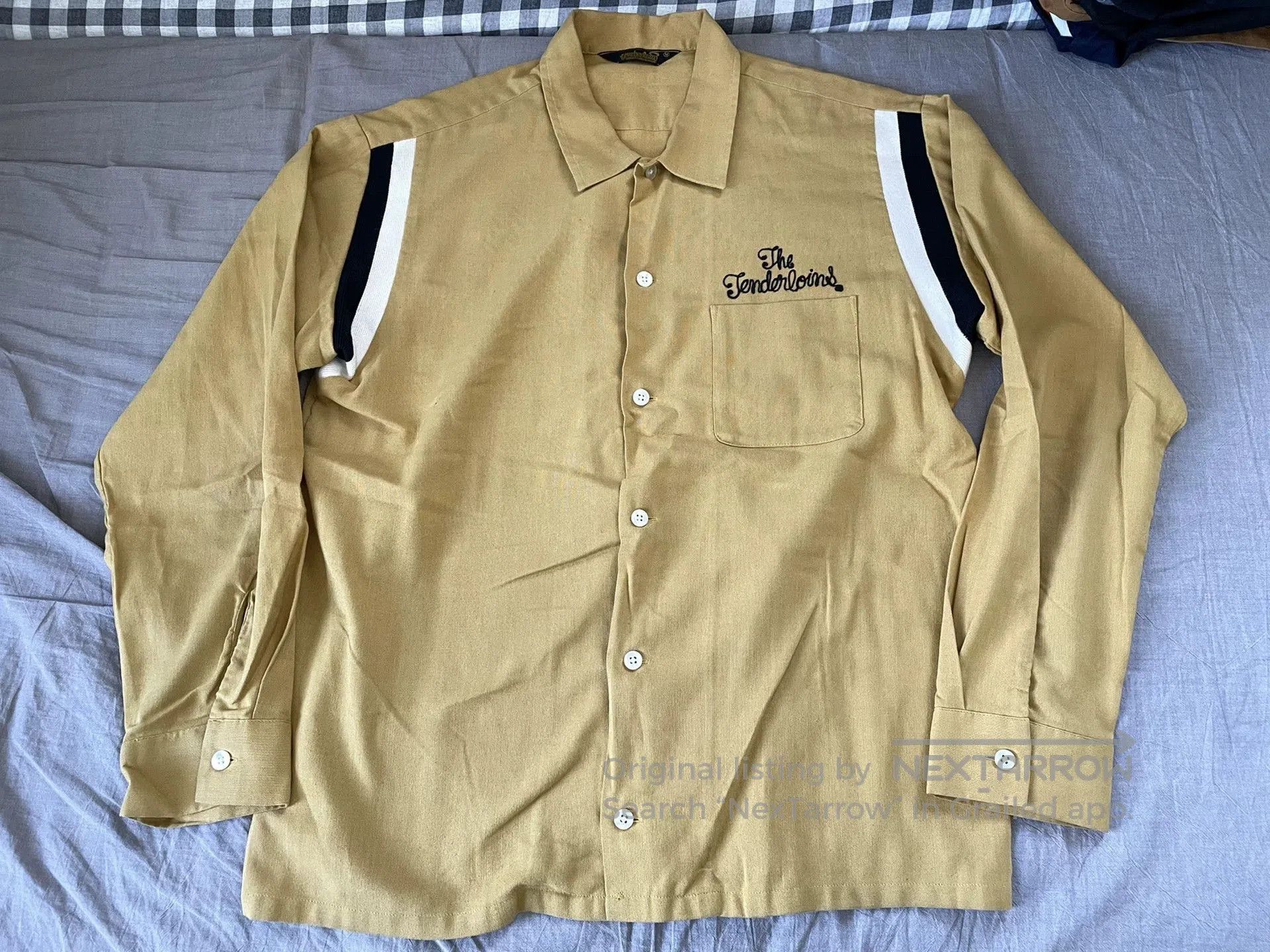 Tenderloin Tenderloin Bowling Shirt in Ginger Yellow. Size US M / EU 48-50 / 2 - 2 Thumbnail