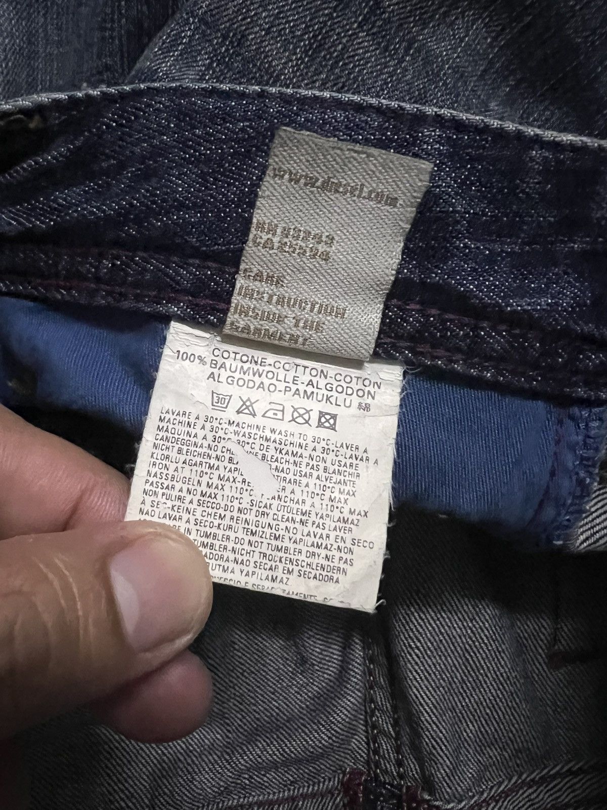 Diesel DIESEL INDUSTRY KAJO DISTRESSED JEANS Size US 30 / EU 46 - 22 Thumbnail