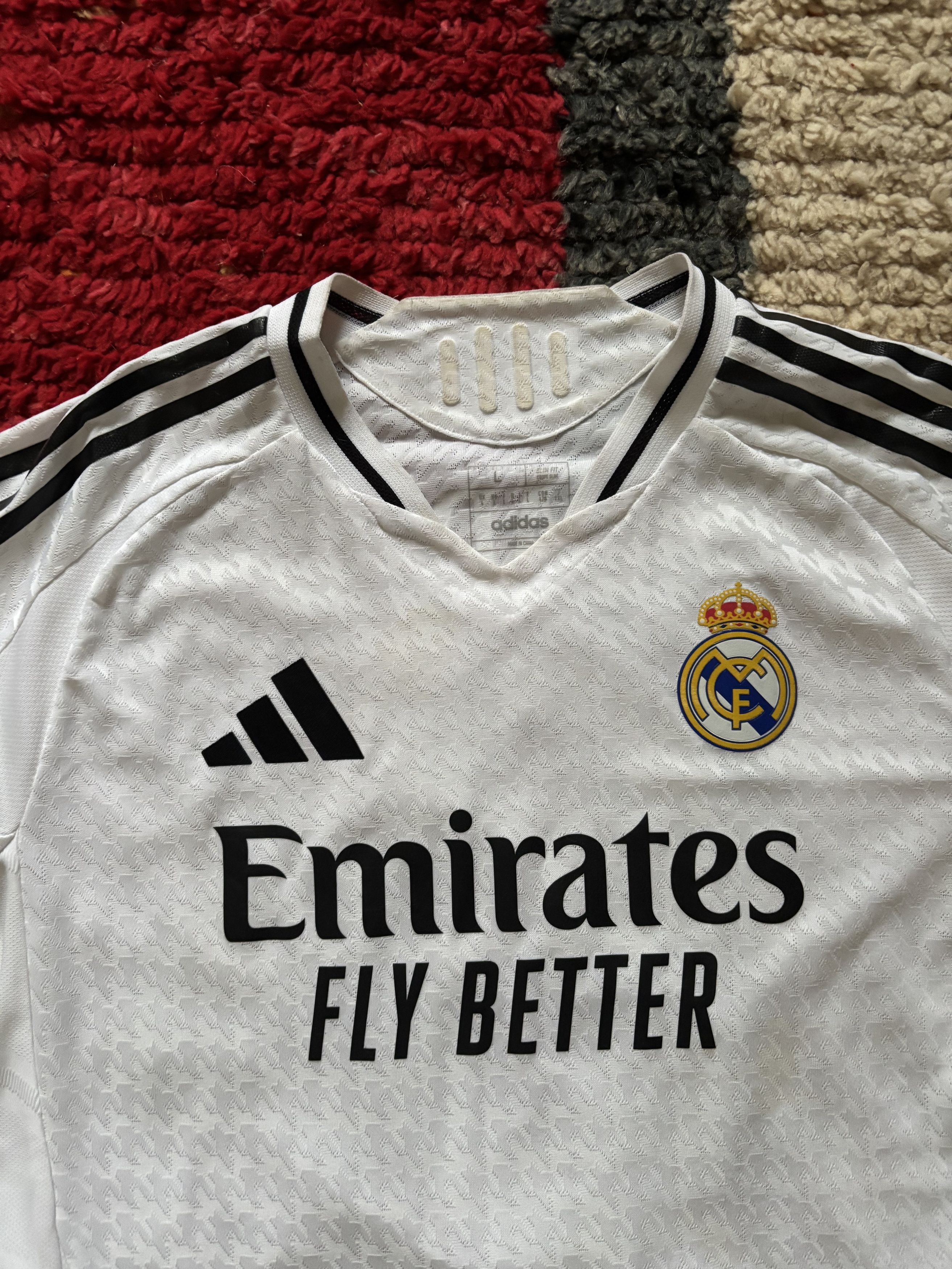 Adidas Real Madrid Mbappé #9 Home Jersey (Authentic Match Version) Size US L / EU 52-54 / 3 - 3 Thumbnail