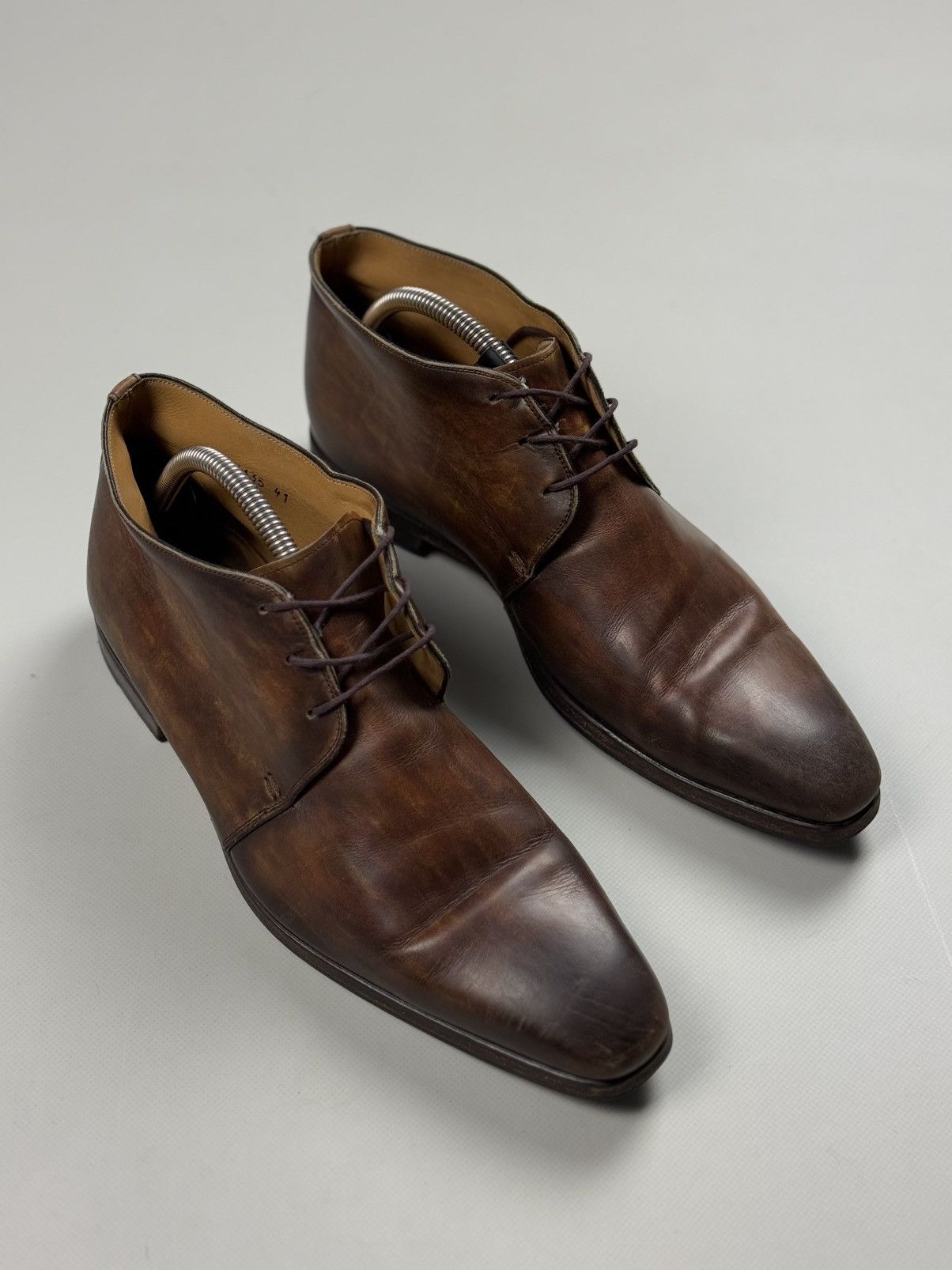 Magnanni Magnanni Men’s Leather Chukka Boots Shoes Size 41 / US 8 Size US 8 / EU 41 - 2 Thumbnail