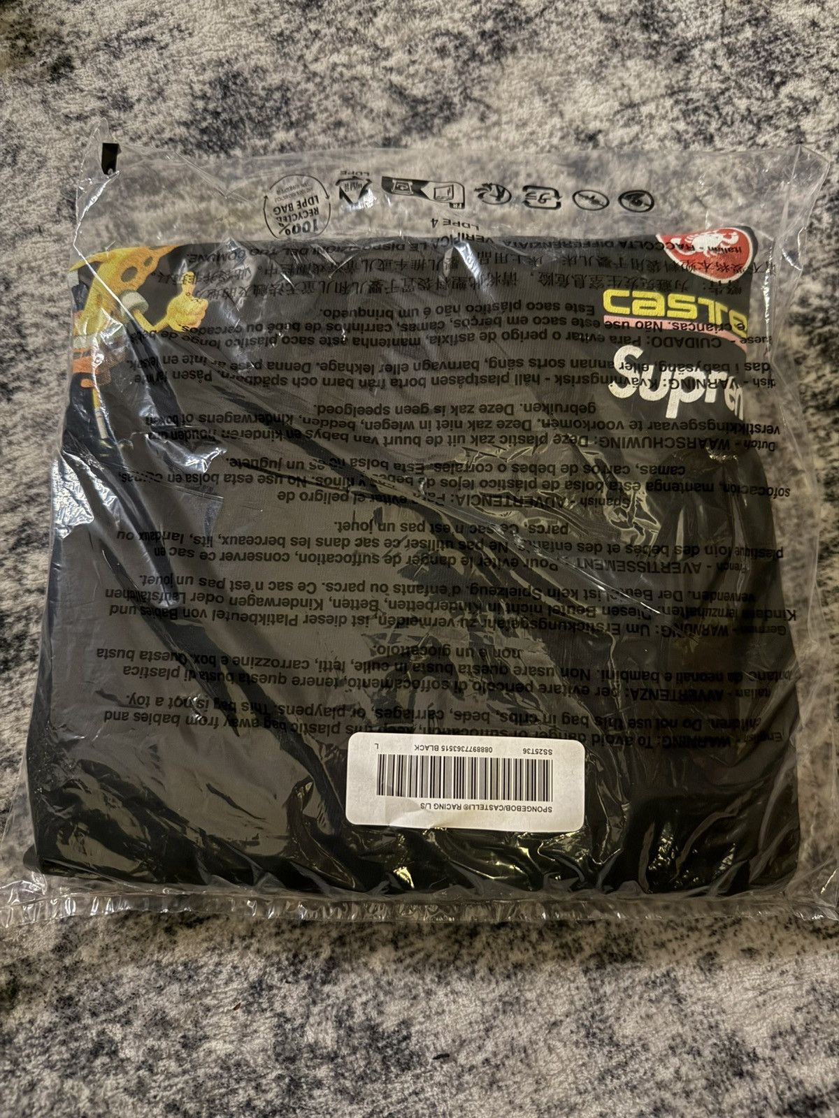 Supreme SpongeBob/Castelli Racing L/S Tee (XL) – POP SHOP