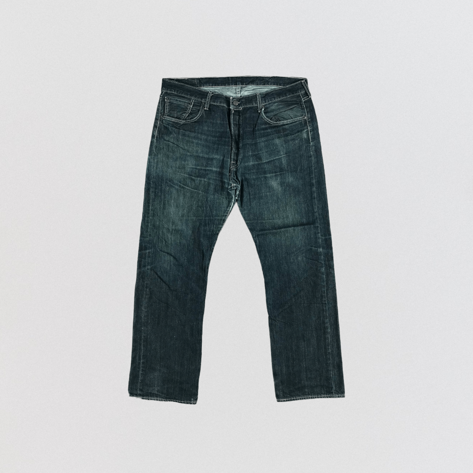 Levi's Vintage Faded Black Levis 501 Jeans-JM3110 Size US 39 - 1 Thumbnail