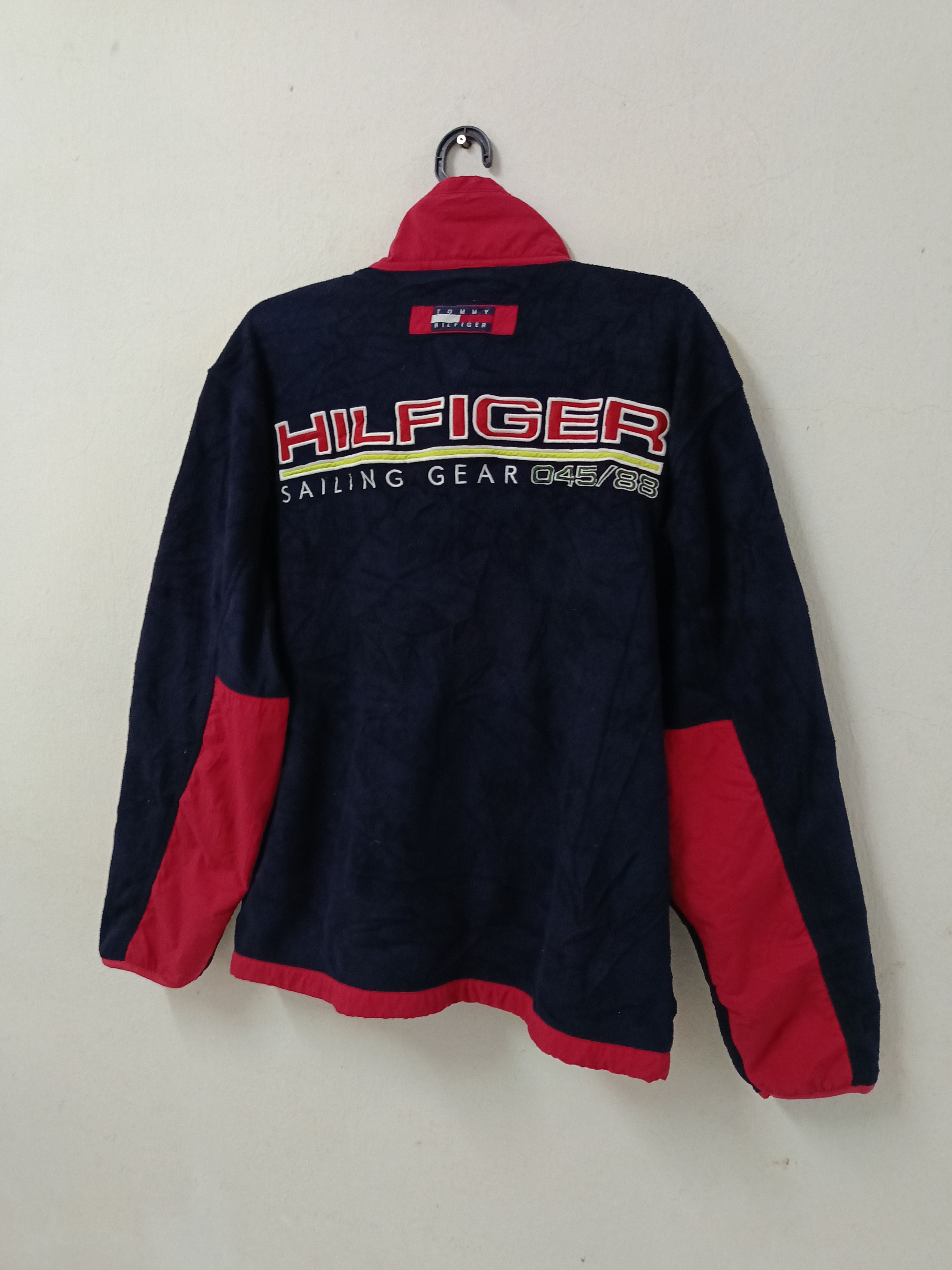 Tommy Hilfiger × Vintage Vtg Tommy Hilfiger sailing gear Fleece jacket Size US M / EU 48-50 / 2 - 3 Thumbnail
