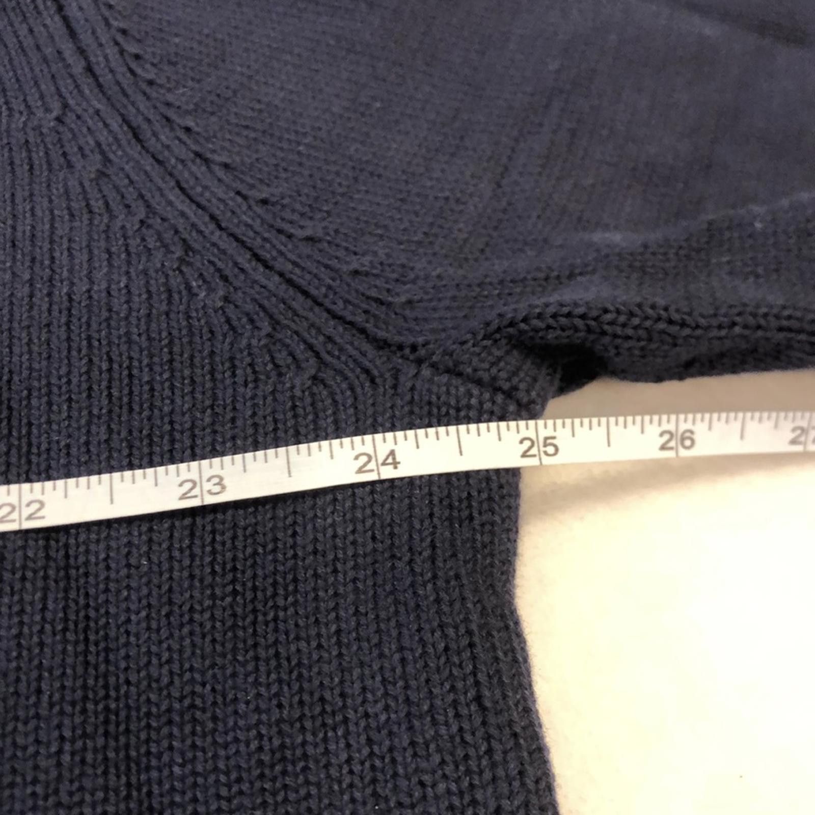 Other Paradise Collection Men's Navy Sweater 1/4 zip cotton XXL Size US XXL / EU 58 / 5 - 8 Thumbnail