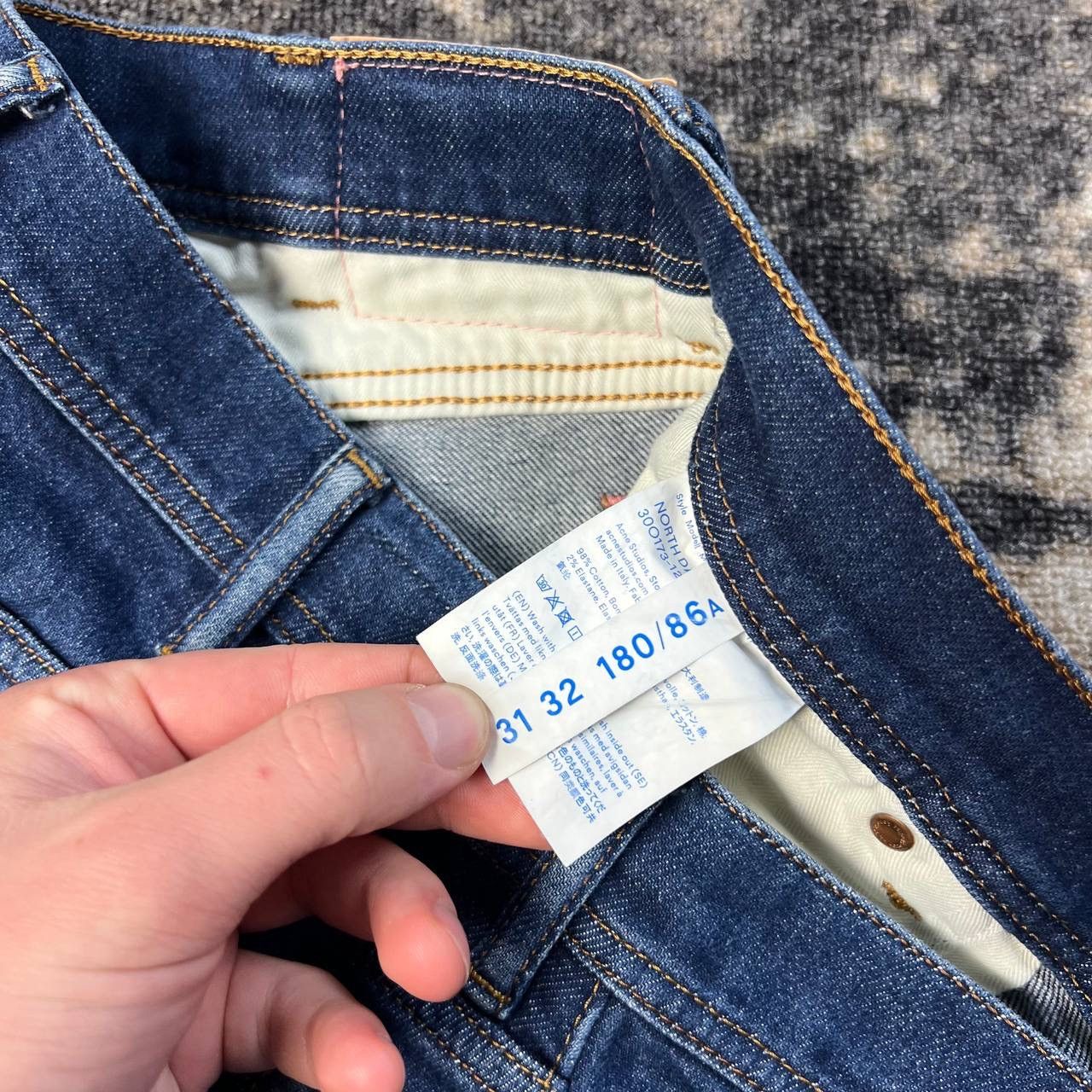 Acne Studios Acne Studios Bla Konst Luxury Blue Denim Jeans Size US 31 - 8 Thumbnail