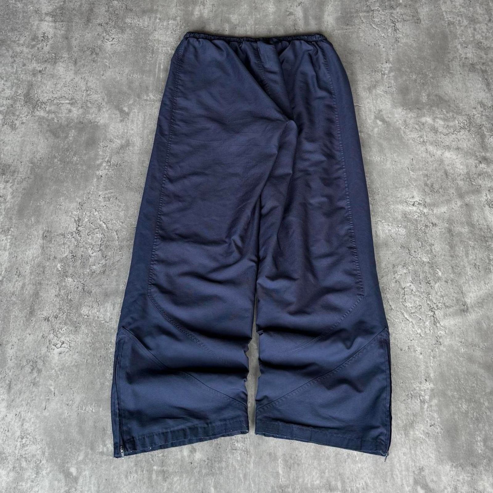JNCO × Reebok × Vintage Y2K Reebok Baggy Wide Leg Technical Drill Skater Sweatpants Size US 33 - 2 Thumbnail