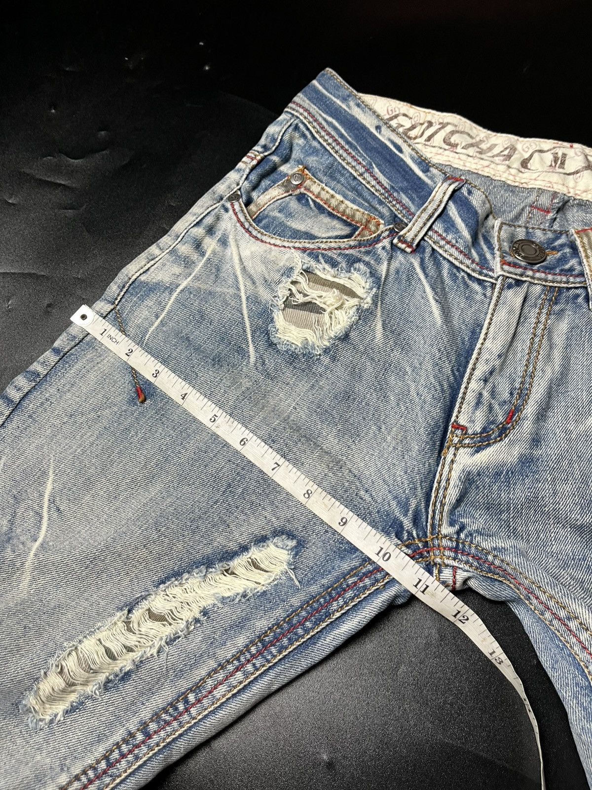 Hysteric Glamour Japanese Distressed Jeans Gotcha lgb style Size US 30 / EU 46 - 15 Thumbnail