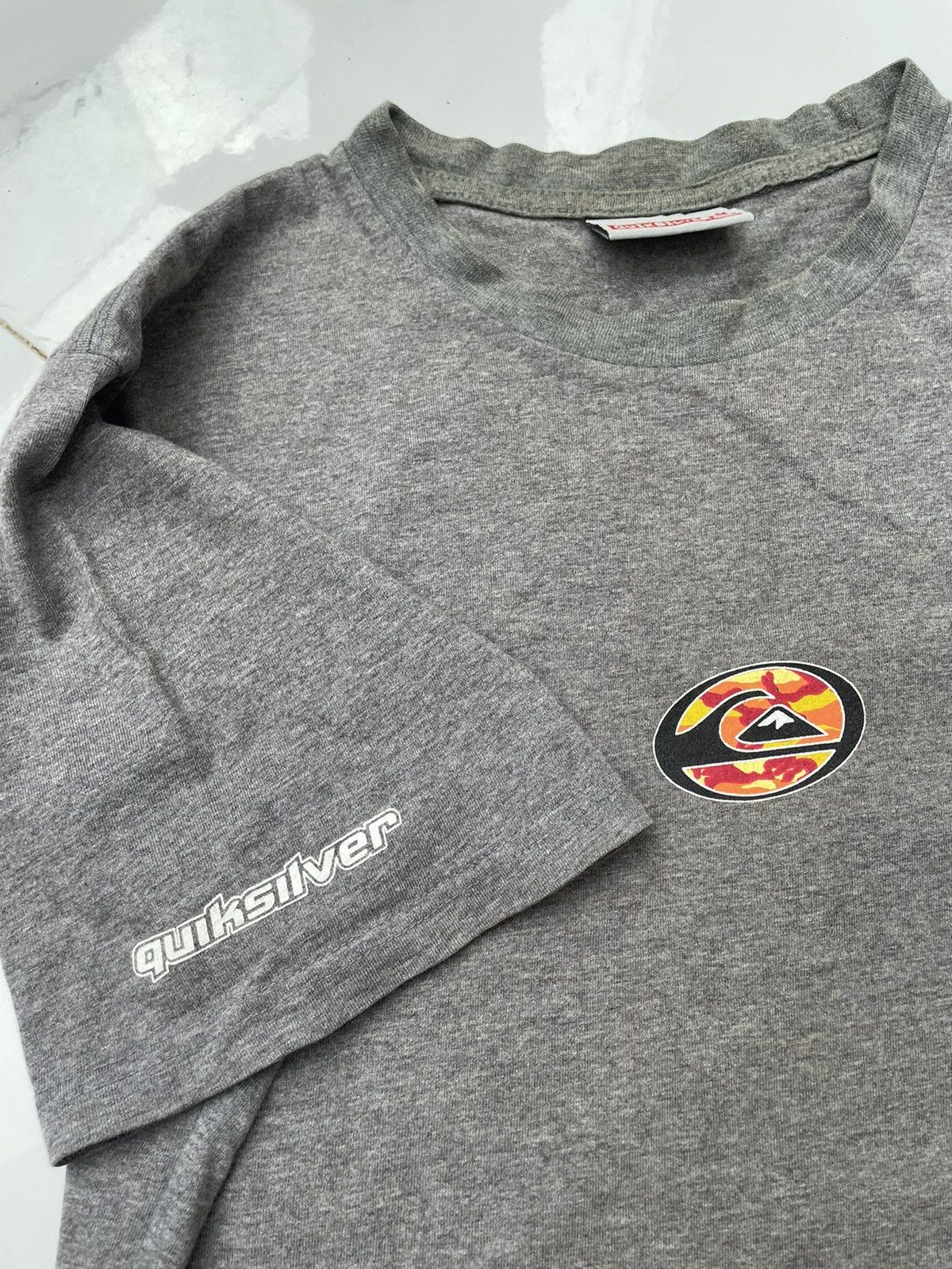 Quiksilver × Vintage Vintage Short sleeve Quicksilver Size US L / EU 52-54 / 3 - 5 Thumbnail