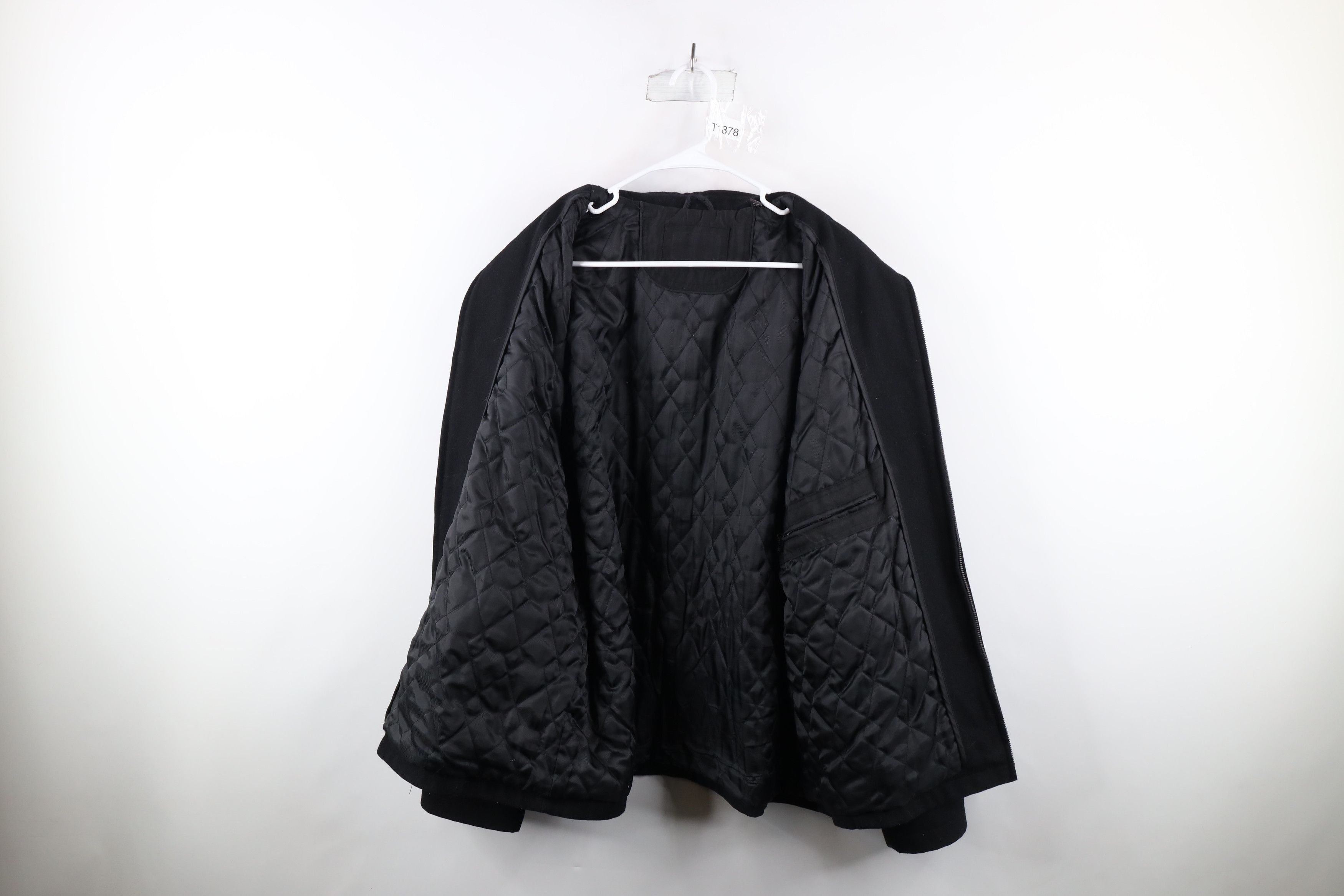 S*様 90s vtg   wool bomber jac Vintage 90s Wool Bomber Jacket Full Zipper JC81