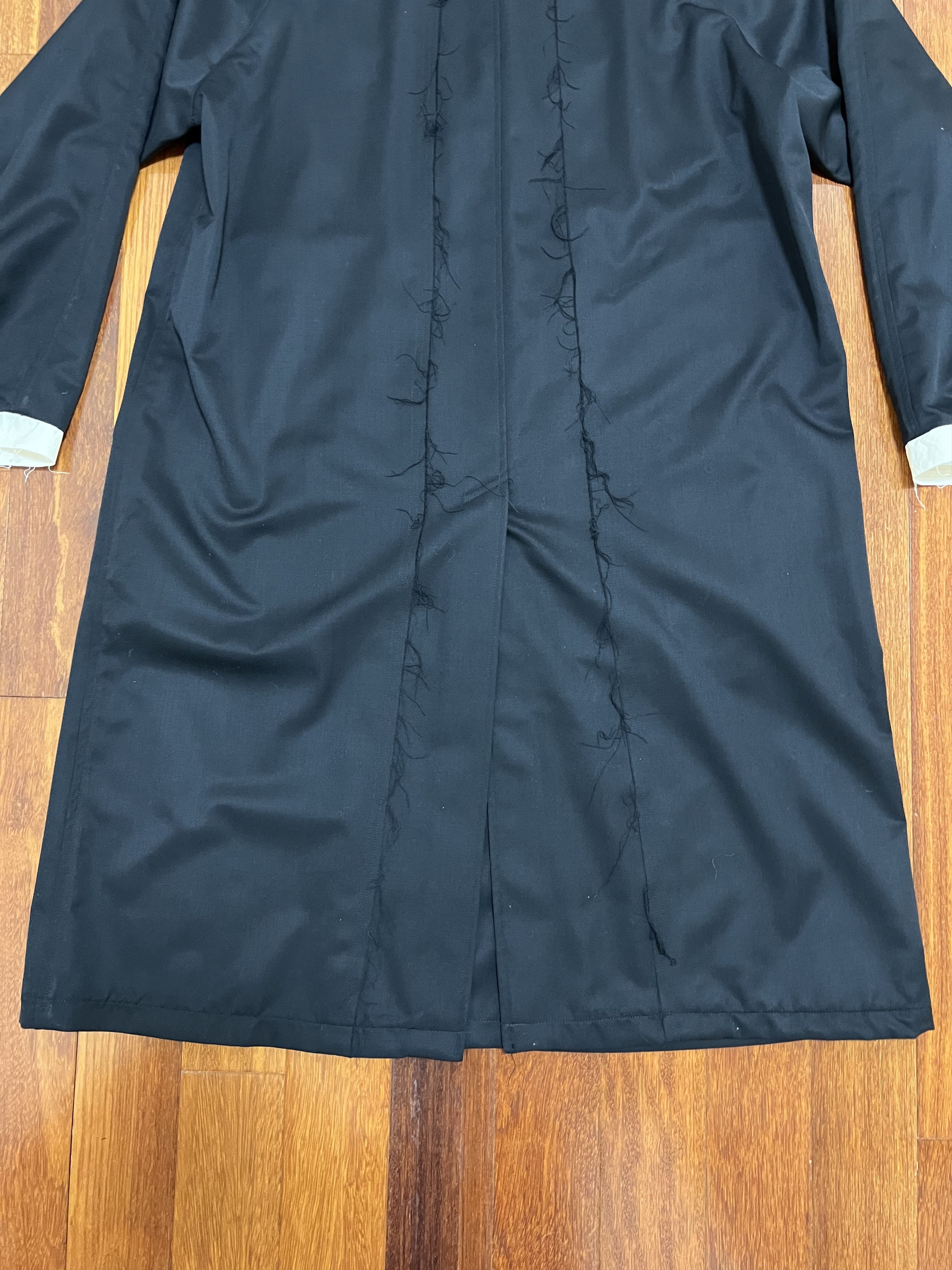 Vuja De 💚 Vuja De THE “LIEN” VIRGIN WOOL COAT IN MATTE BLACK Size US S / EU 44-46 / 1 - 14 Thumbnail