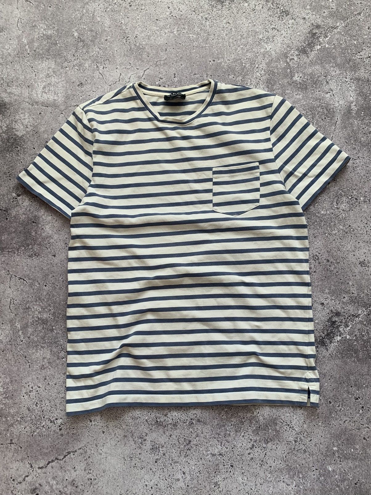A.P.C. 🔥APC STRIPPED POCKET T-SHIRT Size US L / EU 52-54 / 3 - 1 Thumbnail