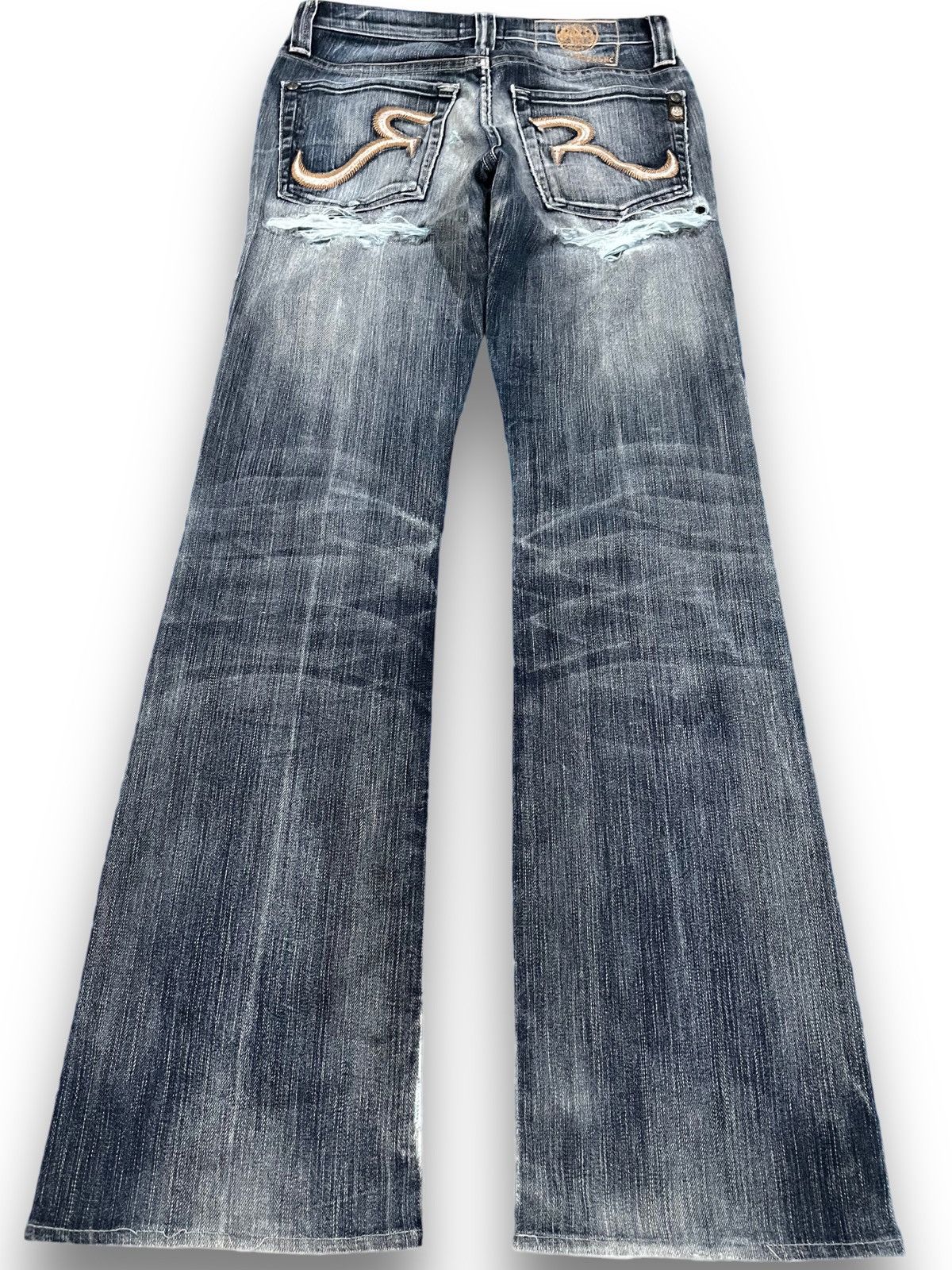 Rock & Republic Vintage Rock and Republic Flare Distressed Denim Size US 29 - 5 Thumbnail
