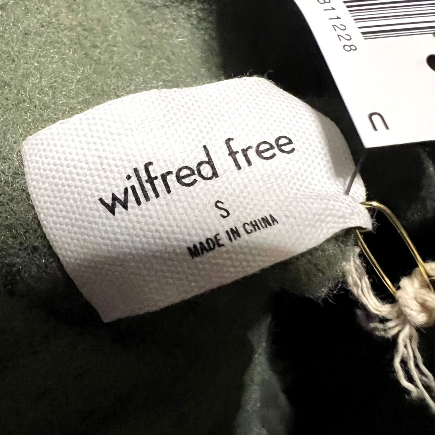Aritzia Wilfred Free Dress Womens Small Hush Knit Station Midi Sweater Dress S Green Womens Swing Dress Size S / US 4 / IT 40 - 6 Thumbnail