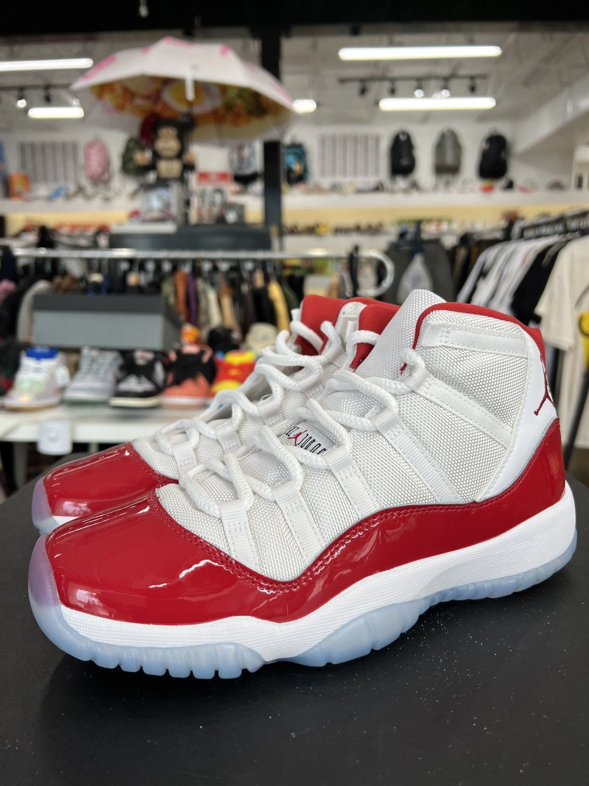 image of Air Jordan 11 Cherry Sz. 7Y (2022) Shoes in Red, Men's