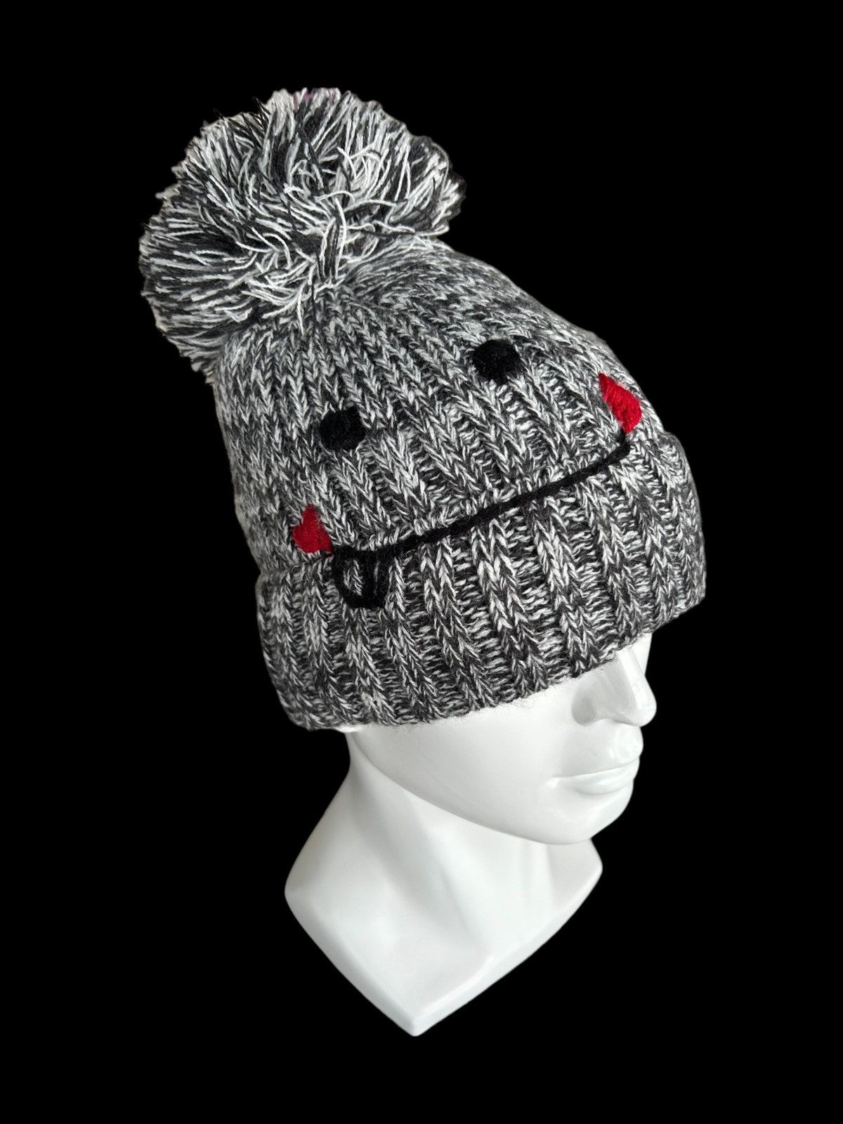 Japanese Brand × Kapital × Vintage Smile Japanese Style Knitt Beanie Hats Size ONE SIZE - 1 Thumbnail