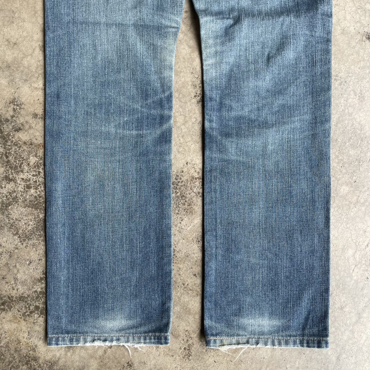 Edwin 🔥Vintage Edwin 503 Stoned Washed Ripped Distress Denim Jeans Size US 29 - 6 Thumbnail