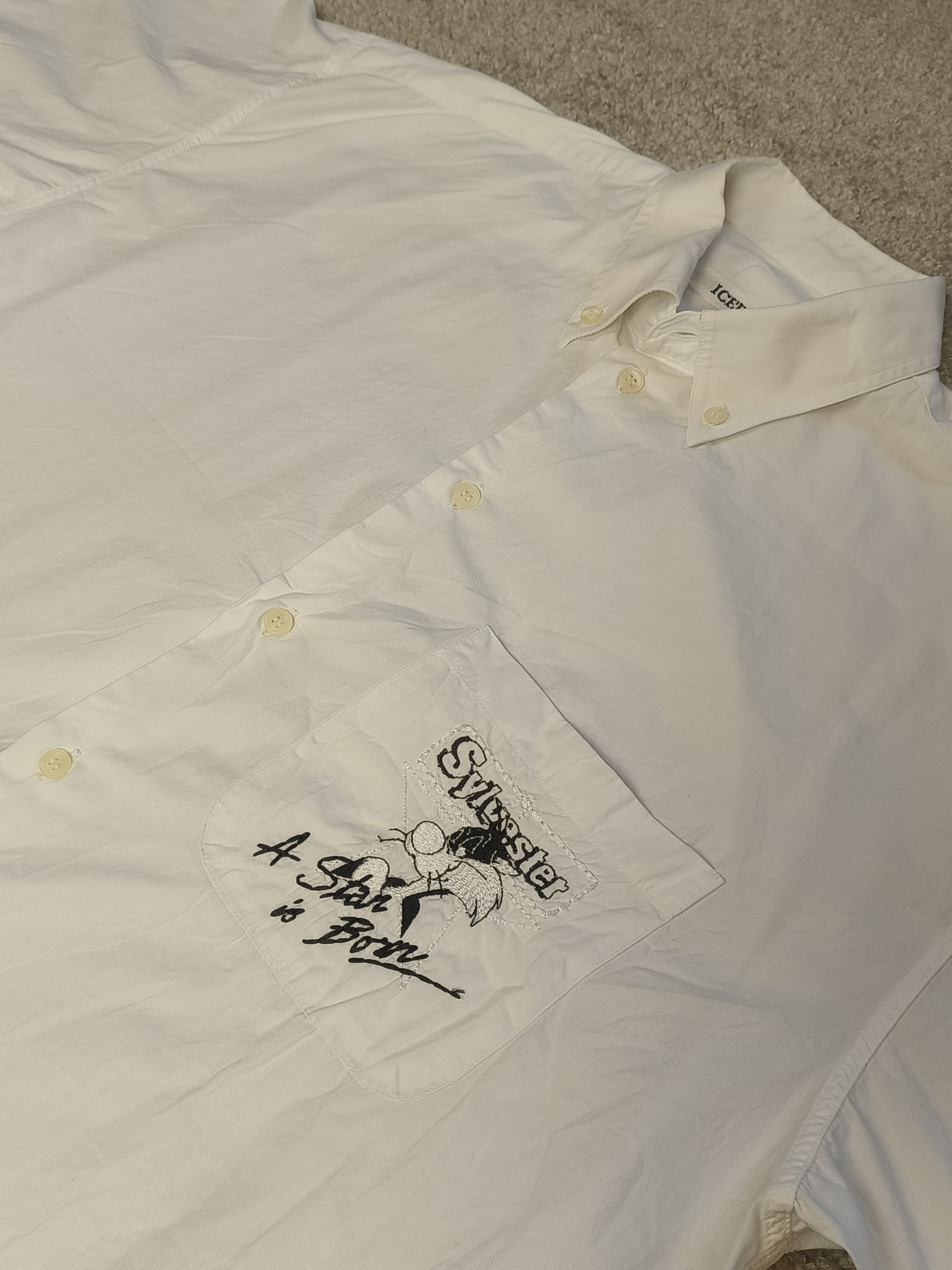 Iceberg × Warner Bros Iceberg x Warner Bros Sylvester Cat Vintage Shirt Size US L / EU 52-54 / 3 - 2 Thumbnail