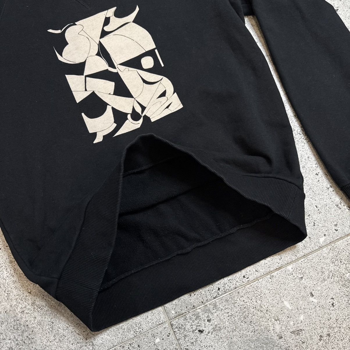 Celine Celine × Shawn Kurunery 19AW Archive Black Sweatshirt Rare Size US L / EU 52-54 / 3 - 4 Thumbnail
