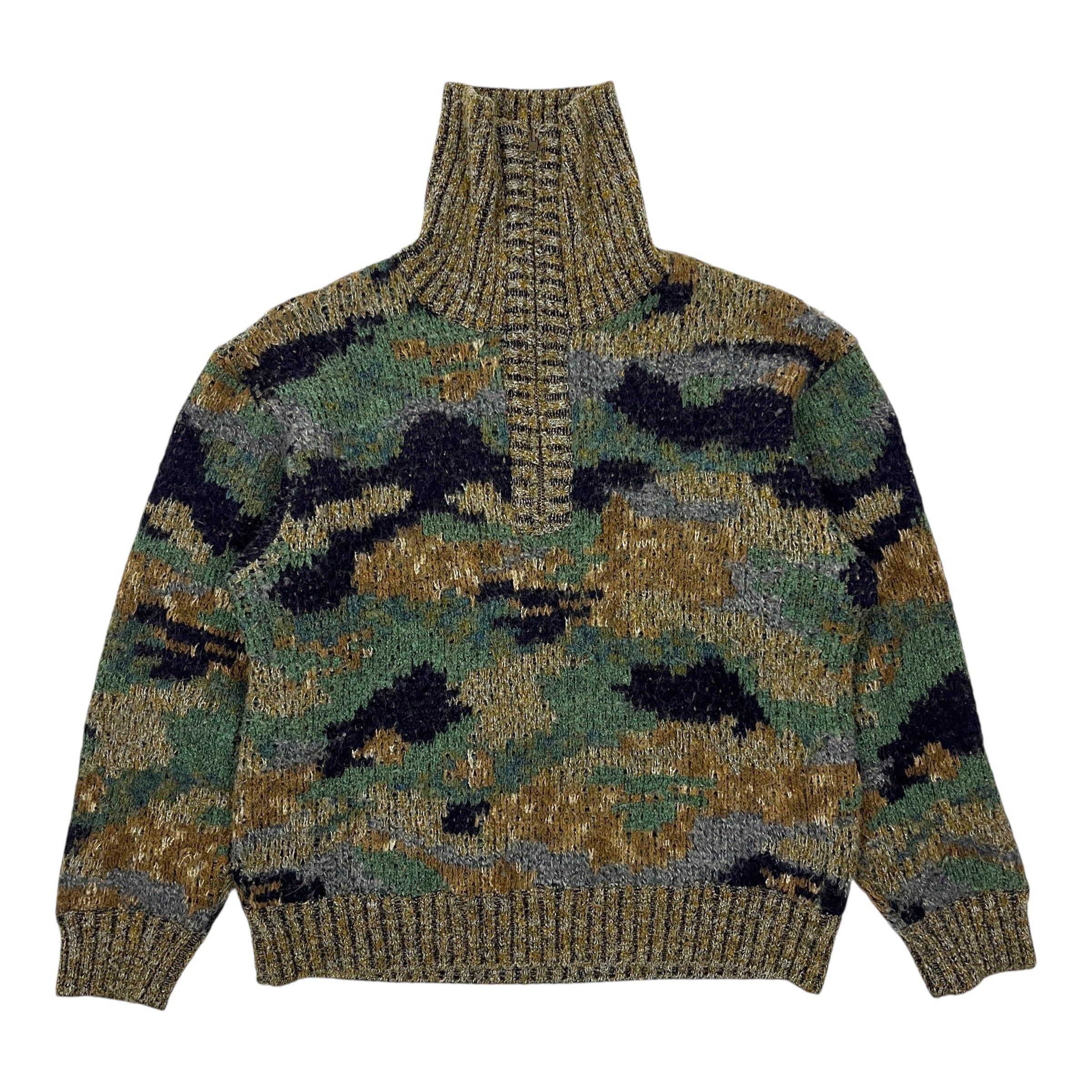 Missoni Missoni Sport Quarter Zip Knit Sweater - Size M Size US M / EU 48-50 / 2 - 1 Thumbnail