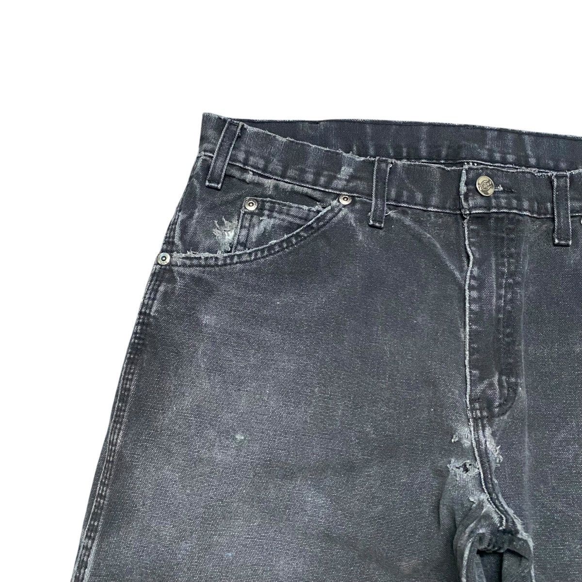 Dickies Vintage Dickies Black Carpenter Pant Distressed Size US 34 / EU 50 - 5 Thumbnail