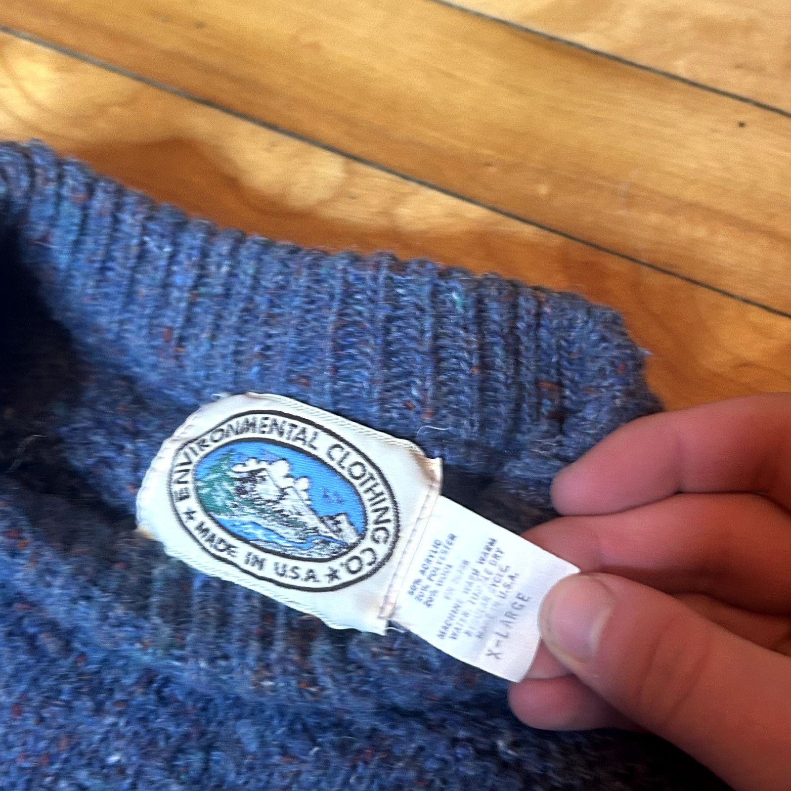 Vintage Vintage 90s Knit sweater XL Size US XL / EU 56 / 4 - 6 Thumbnail