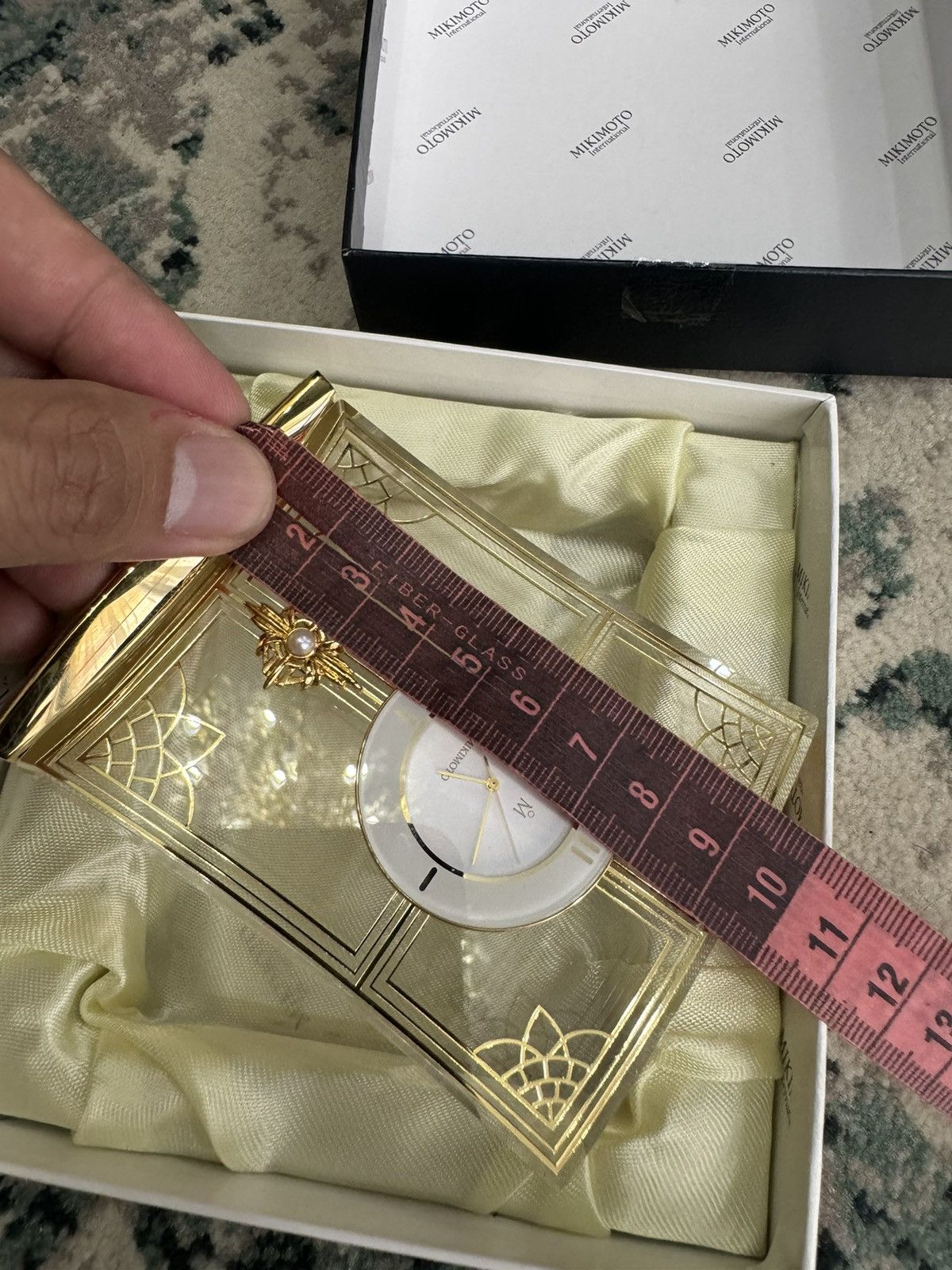 Mikimoto MIKIMOTO JAPAN CRYSTAL PEARL TABLE CLOCK Size ONE SIZE - 7 Thumbnail