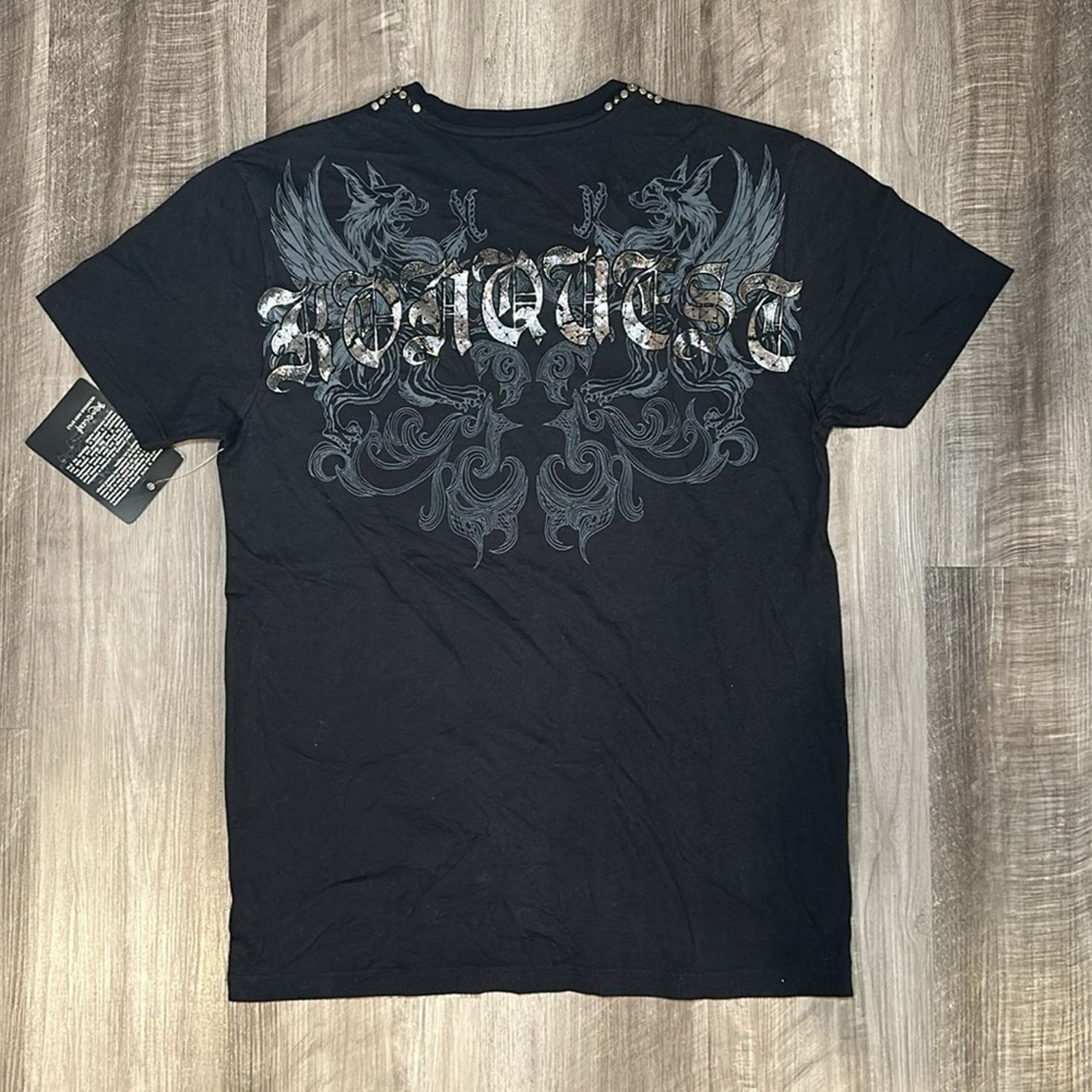 Other Konquest Metallic Studded V-Neck Y2K Tee - Medium Size US M / EU 48-50 / 2 - 3 Thumbnail