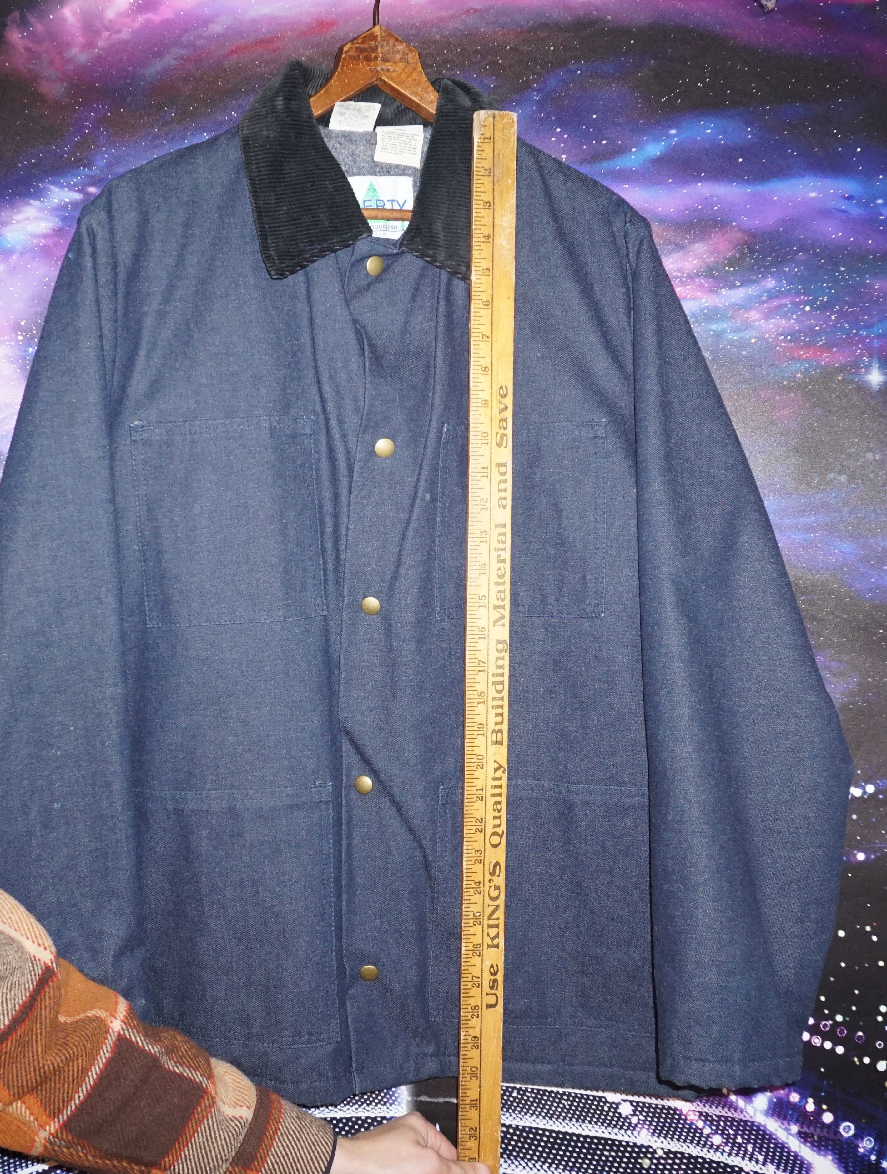 Liberty × Vintage Vintage LIBERTY Made in U.S.A DS Demin Chore Jacket Lined Size US M / EU 48-50 / 2 - 6 Thumbnail