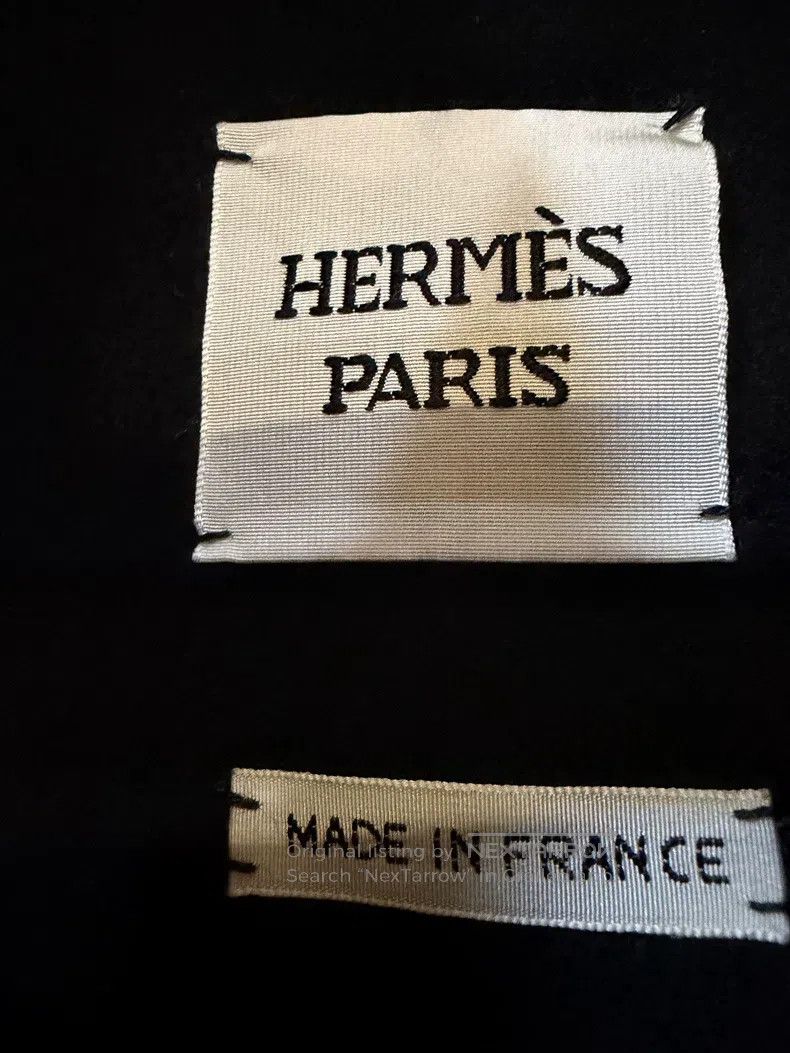 Hermes Hermes Black Cashmere Open Cardigan - Spring/Summer 2024 Size XXS / US 00 / IT 34 - 3 Thumbnail