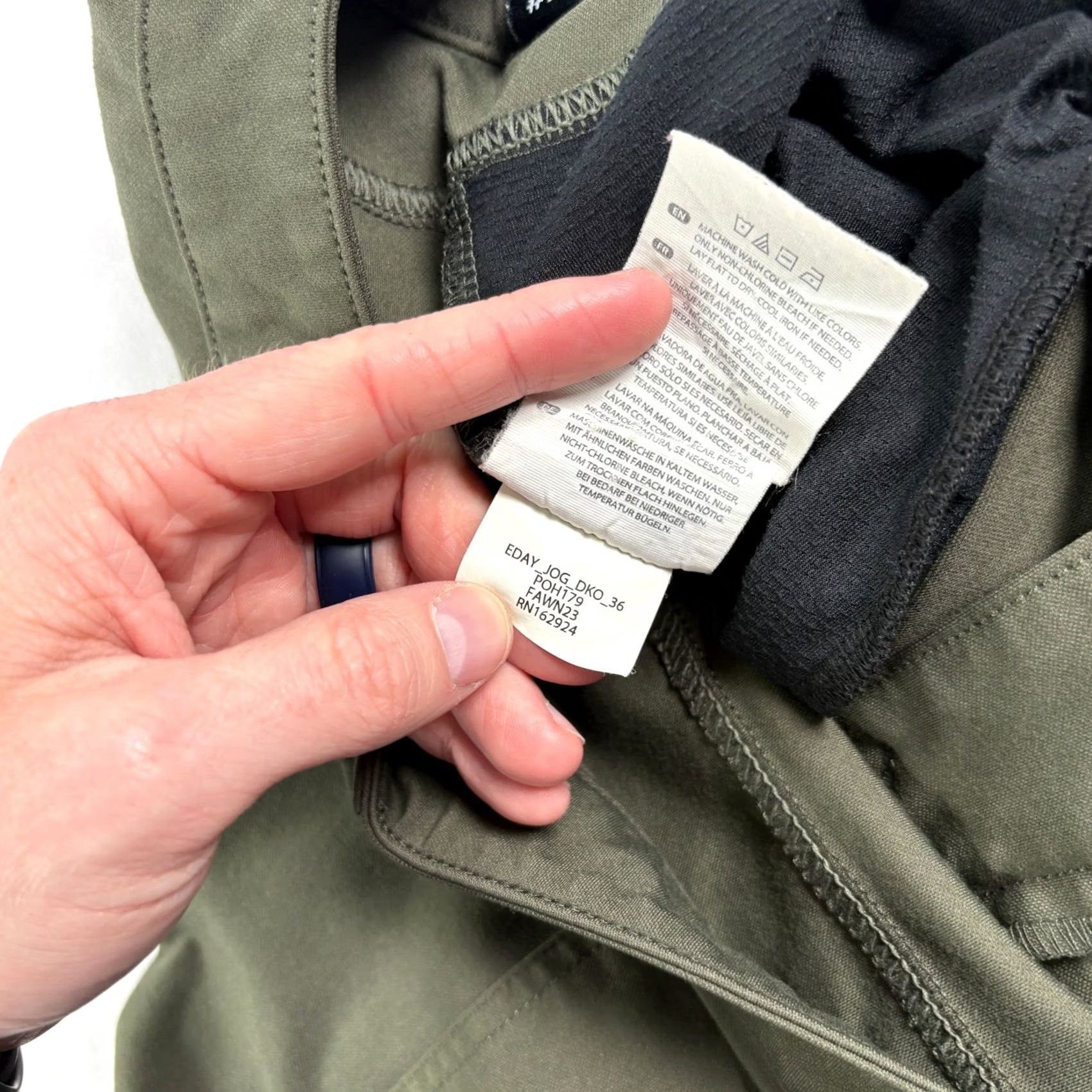 Vintage BYLT Everyday Jogger Pants Mens 36 Green Tapered Stretch Athleisure Slim Front Zip Pants W34 L27 Casual Shoes? Size US 36 / EU 52 - 5 Thumbnail