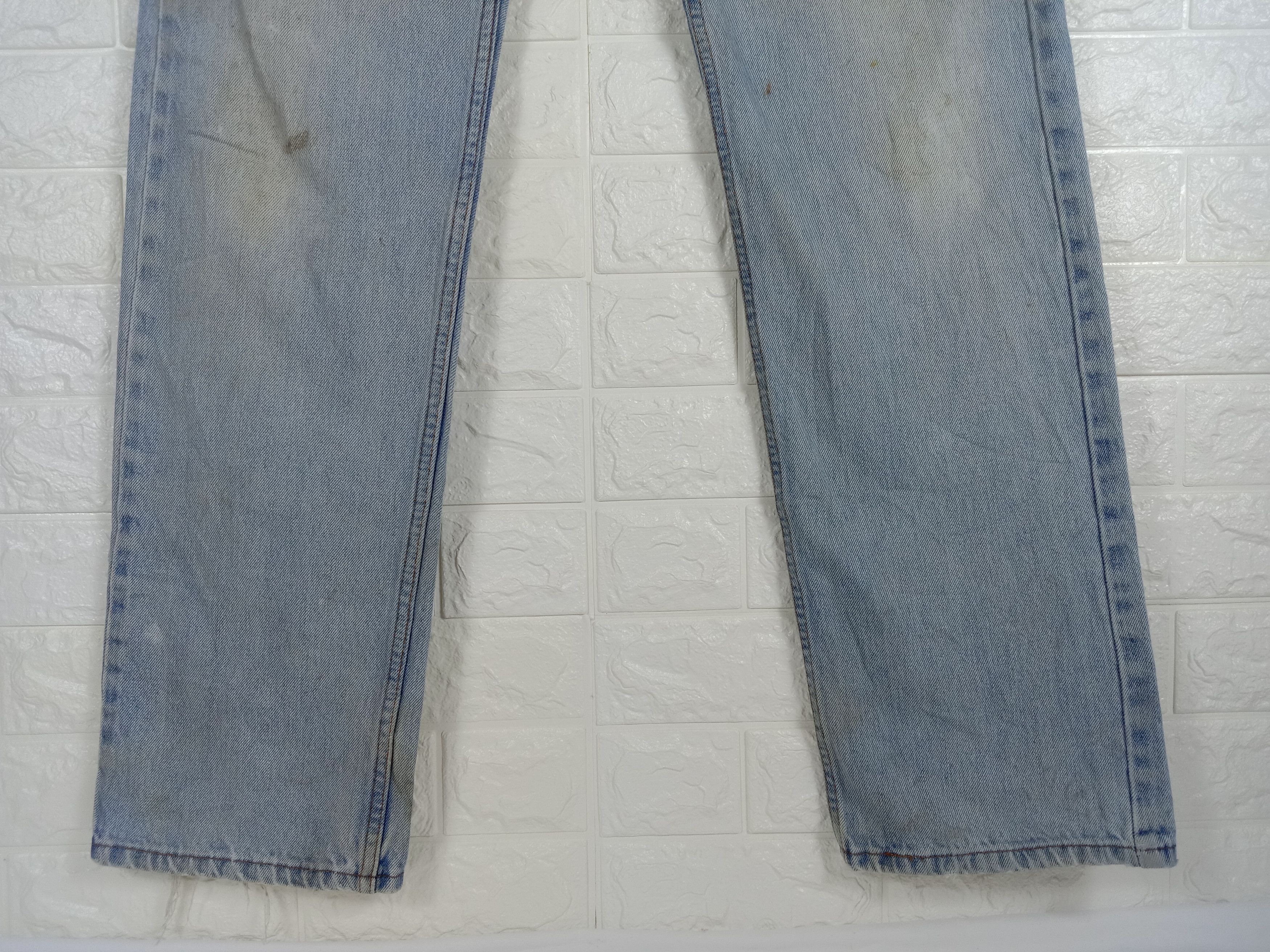 Levi's Vintage Levi's 505 Light Wash Jeans Regular Fit Denim Size US 33 - 4 Thumbnail