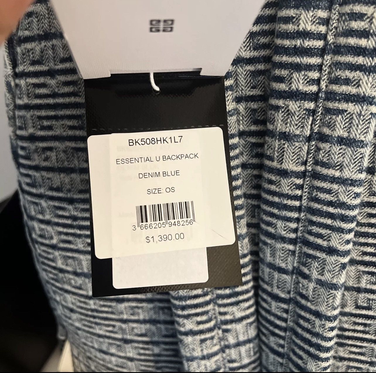 Givenchy Givenchy 4G Denim Backpack Size ONE SIZE - 9 Thumbnail