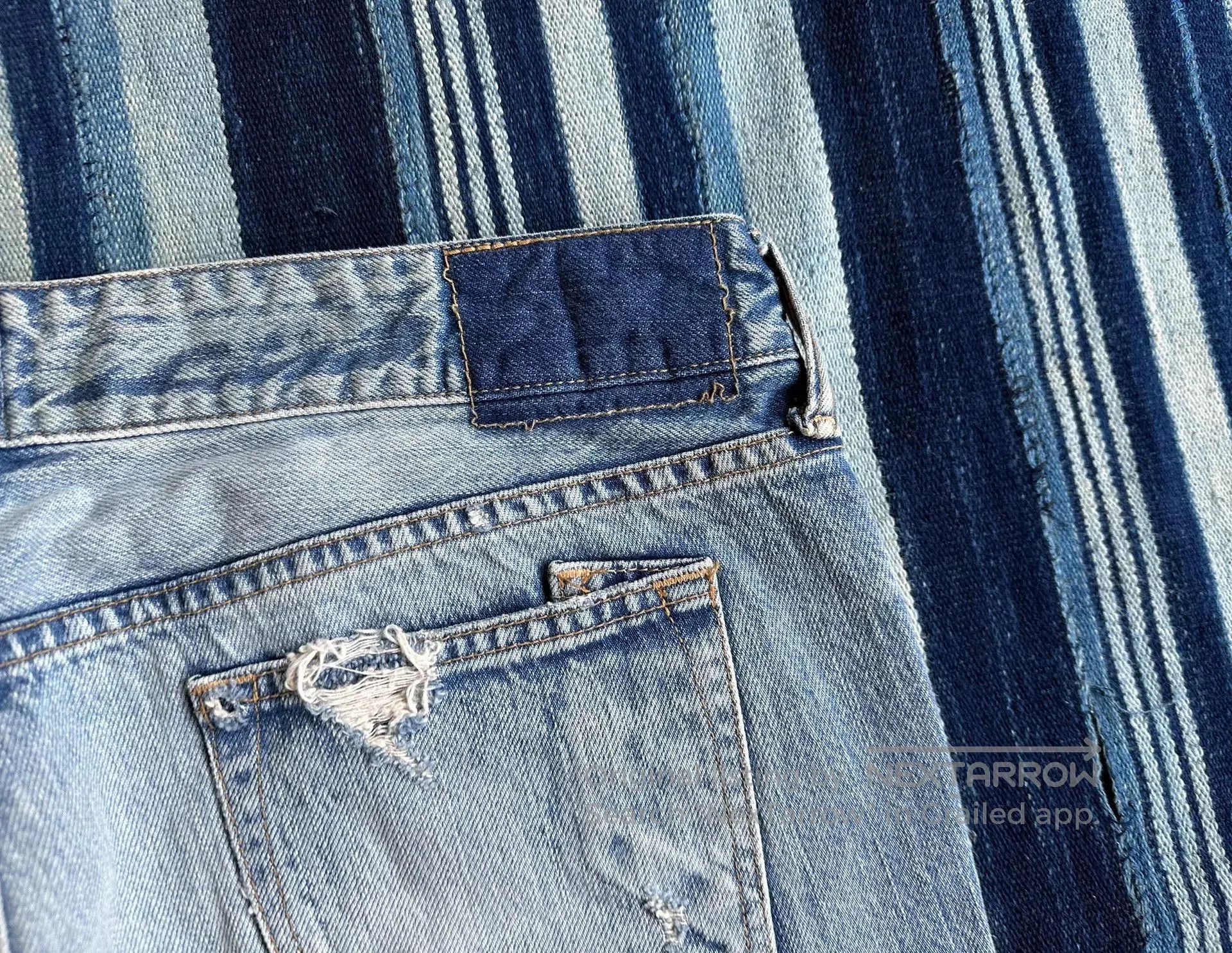 Prps new prps denim low waist flared pants. Size 29" - 7 Thumbnail