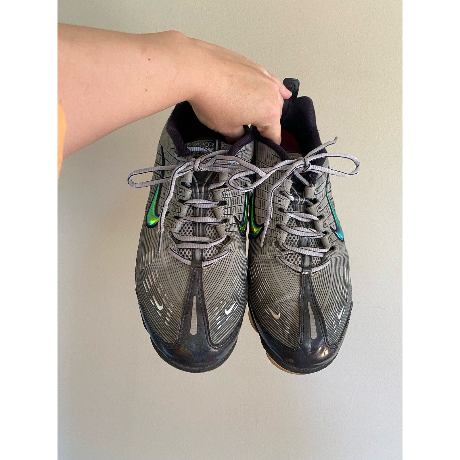 Nike Nike Air VaporMax 360 Metallic Silver Iron Grey Size 10.5 Size US 10.5 / EU 43-44 - 2 Thumbnail