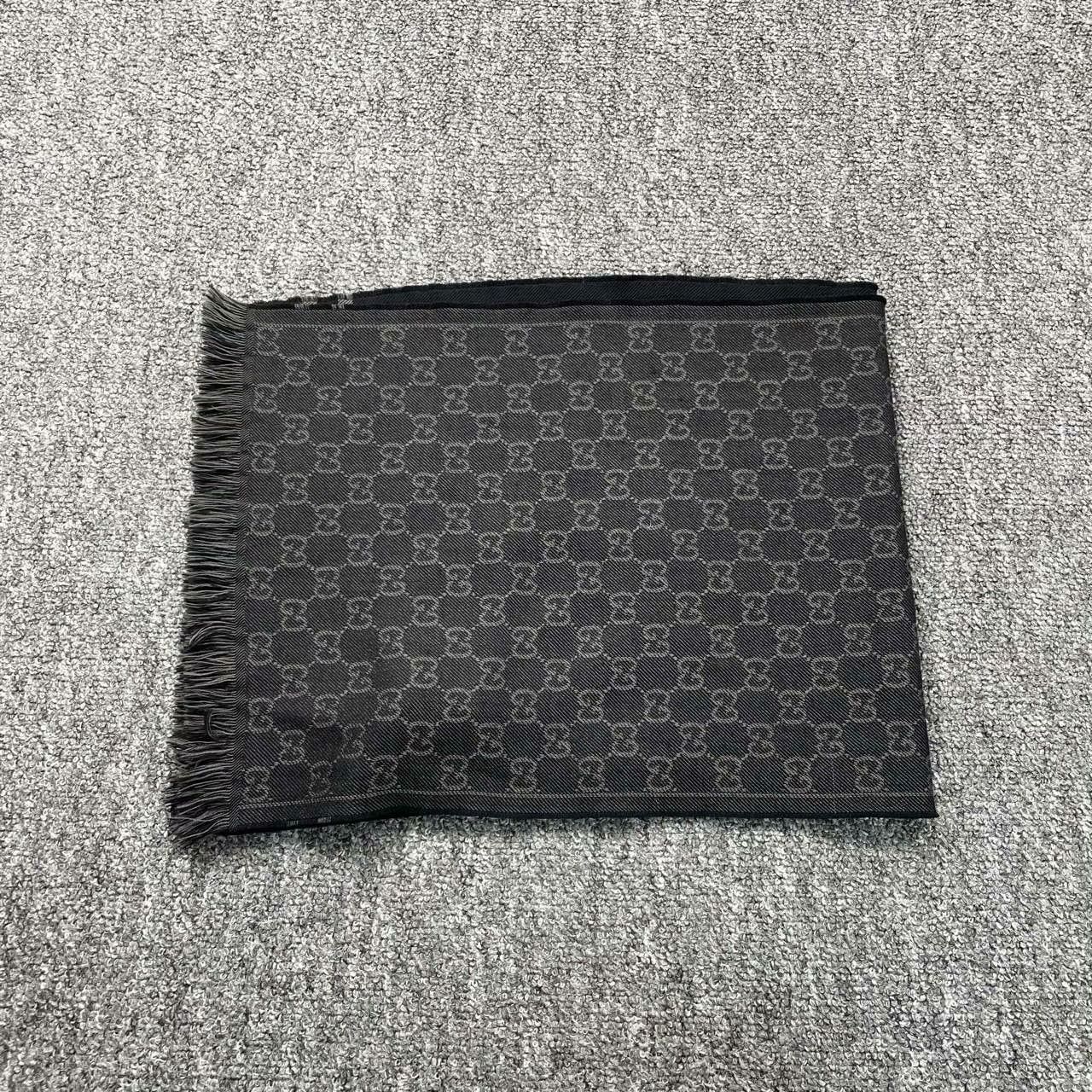 Gucci Gucci Wool Printed Gray Scarf one size Men Size ONE SIZE - 1 Thumbnail