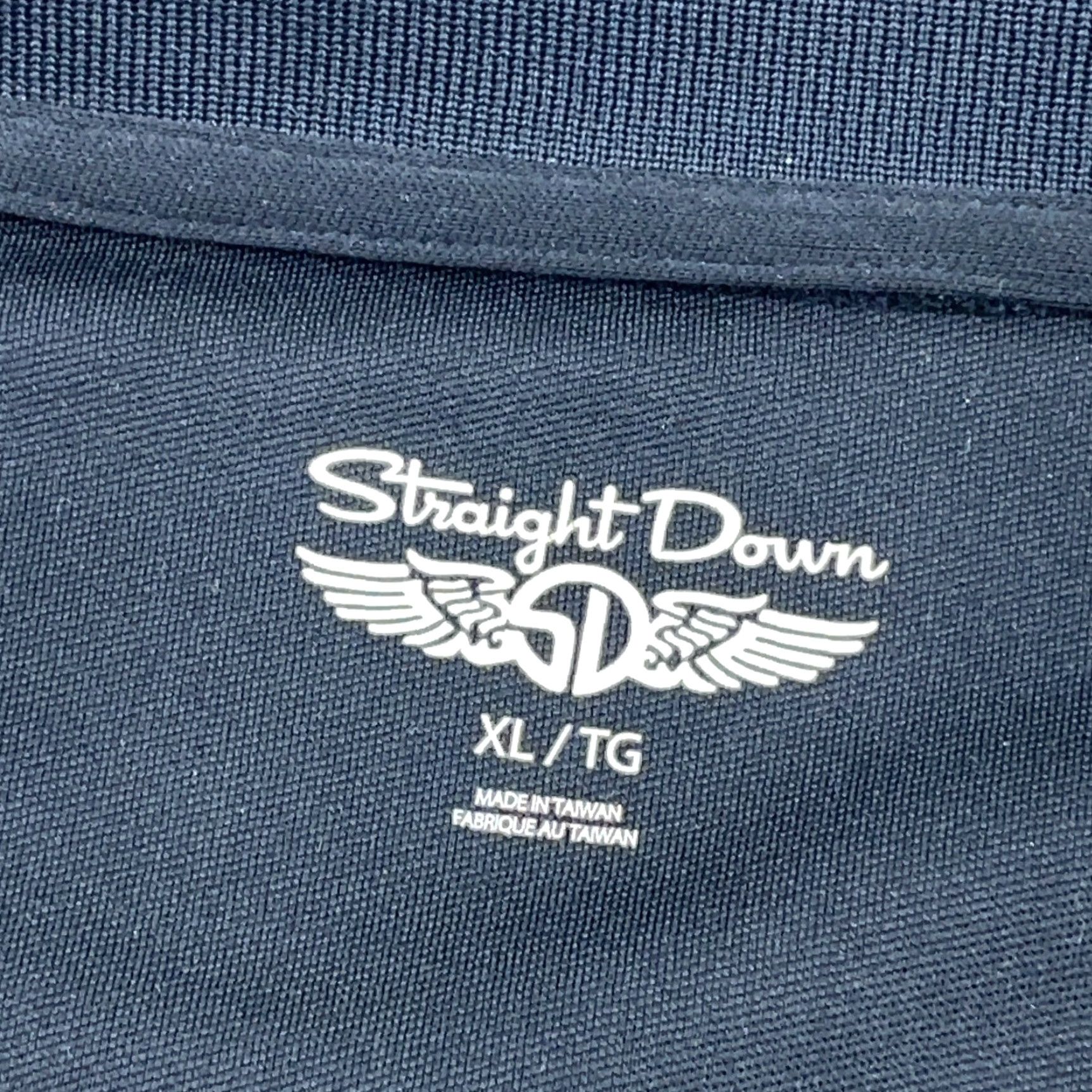 Vintage Straight Down Golf Vest Men XL Black Pullover Quarter Zip Performance Sweater Size US XL / EU 56 / 4 - 7 Thumbnail
