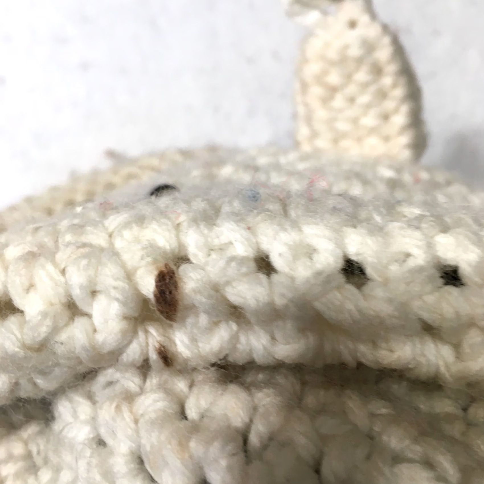 Vintage VINTAGE Women's Winter Fur Hat Beige Knit Handmade Fashion Size ONE SIZE - 5 Thumbnail