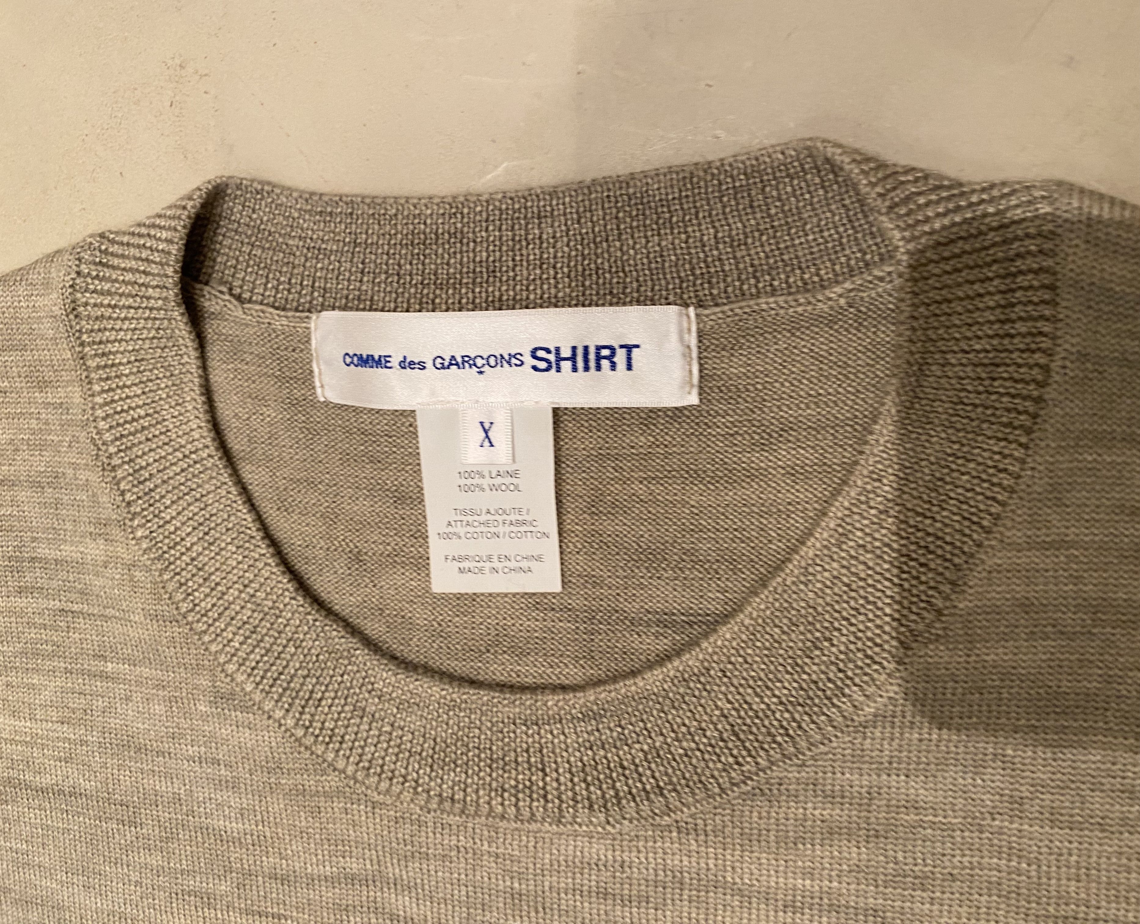 Comme des Garcons SHIRT COMME DES GARCONS SHIRT knit sweater Size US M / EU 48-50 / 2 - 2 Thumbnail